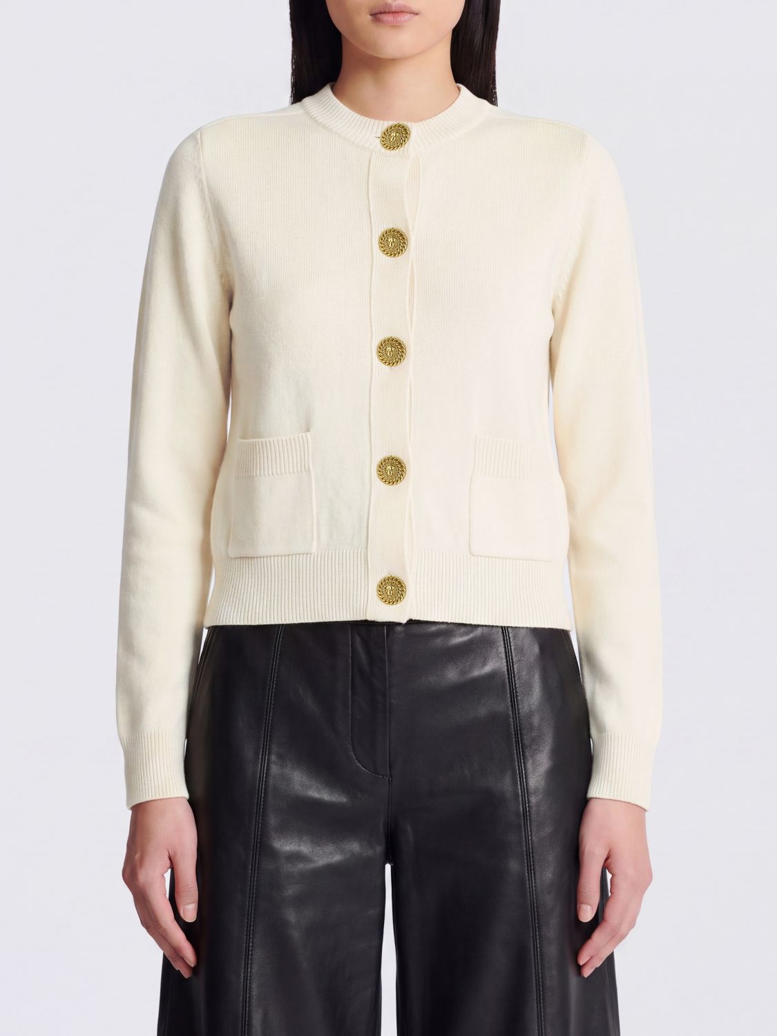 BALMAIN Sweater Woman color White