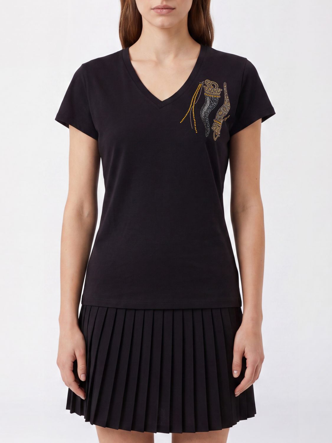 LIU JO Polo Shirt Woman color Black