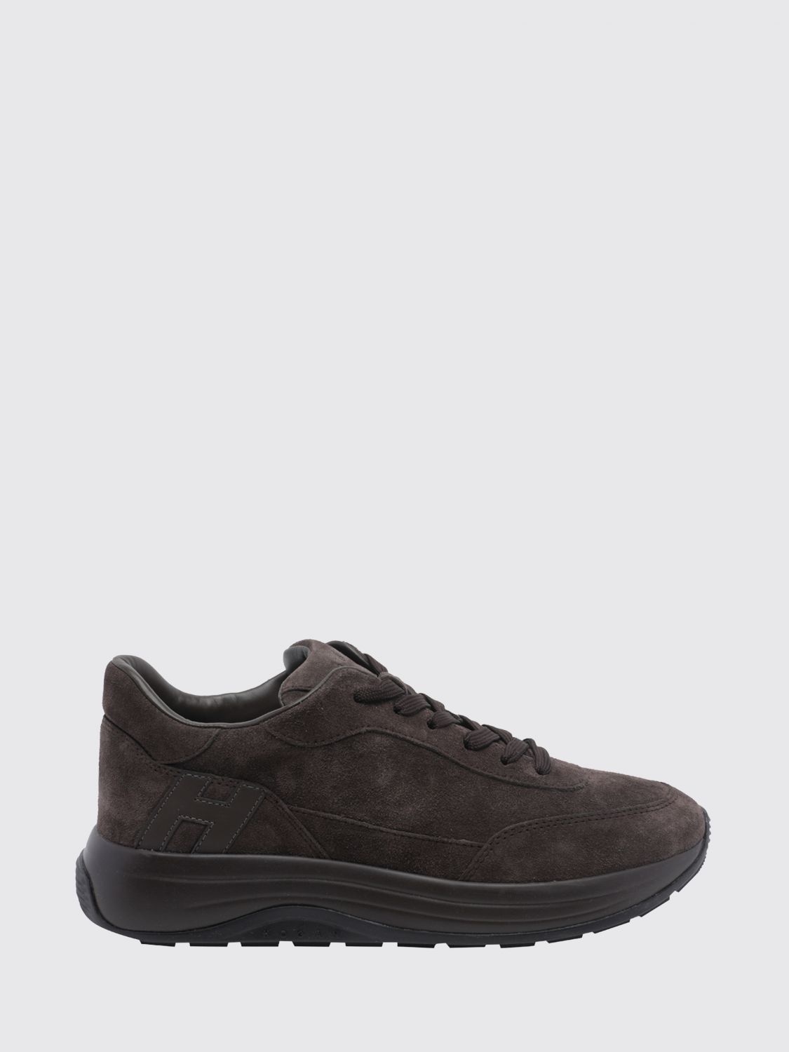 HOGAN Hi-Light Sneaker aus Kalbsveloursleder mit Ton-in-Ton-H-Logo