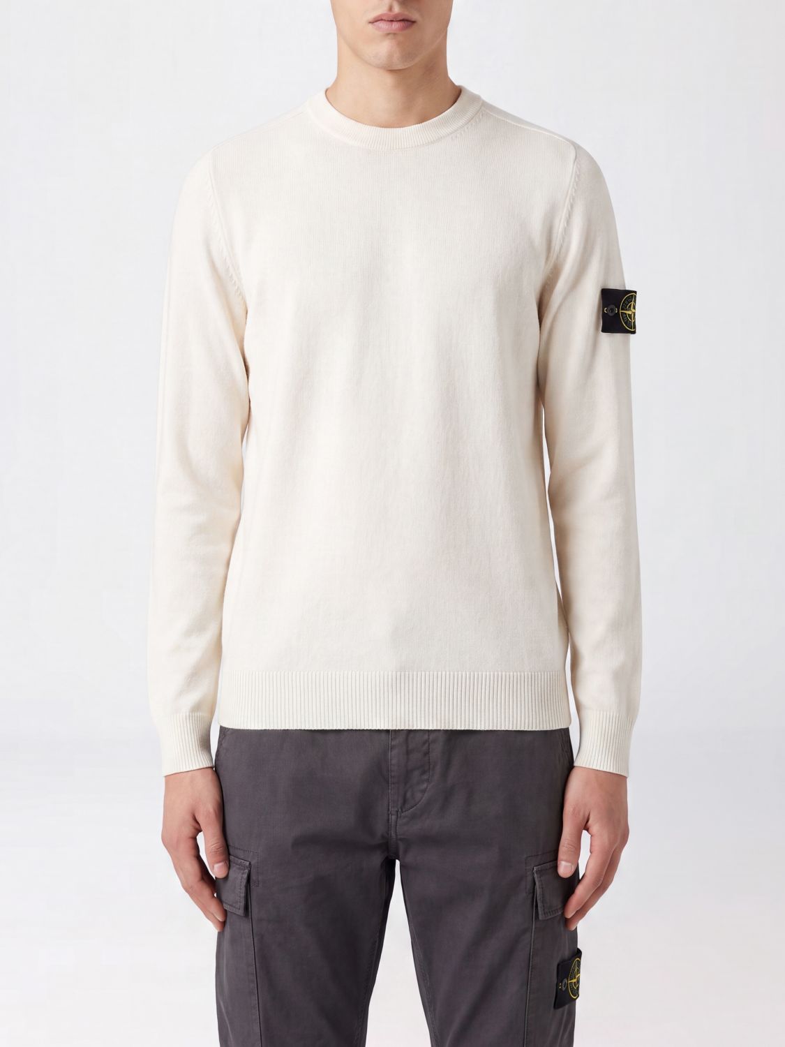 STONE ISLAND Maglia Uomo colore Bianco