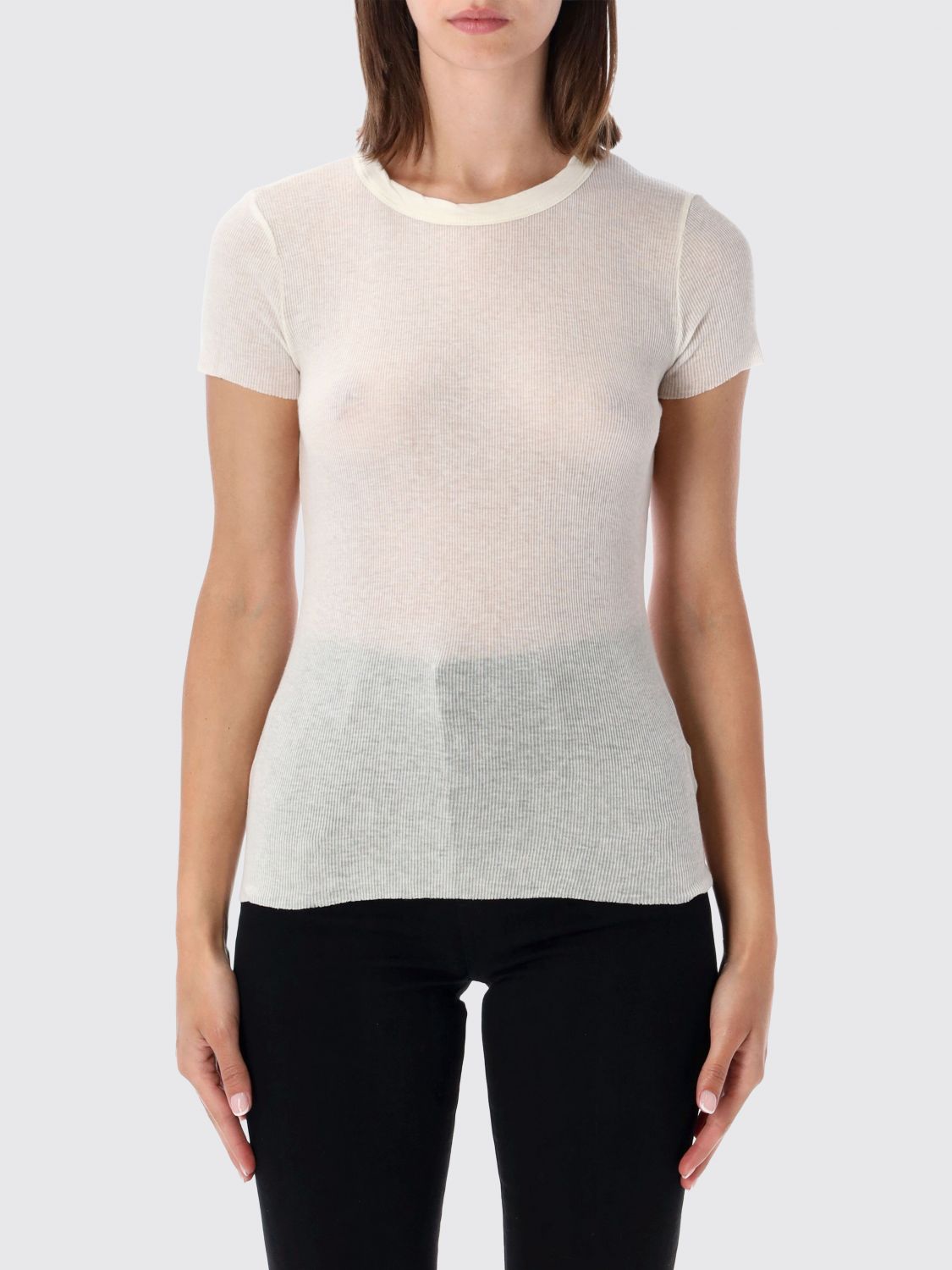 JAMES PERSE Slim Fit Cotton and Cashmere-Blend Crewneck T-Shirt