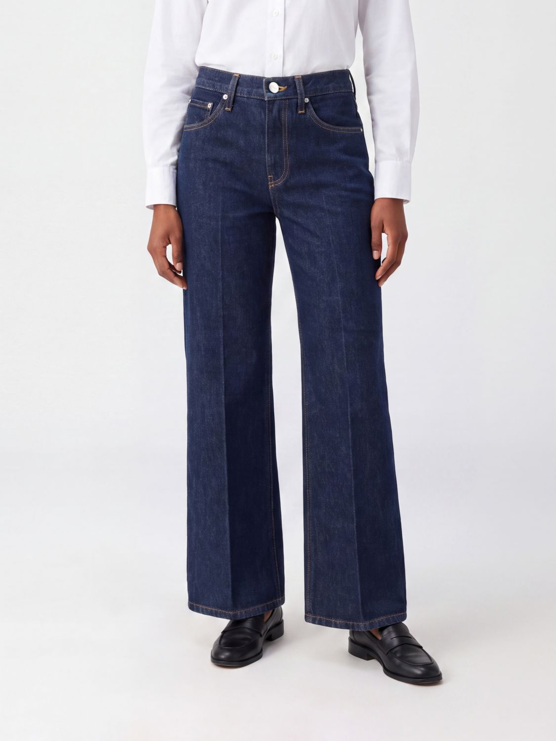 KHAITE Jeans Woman color Denim