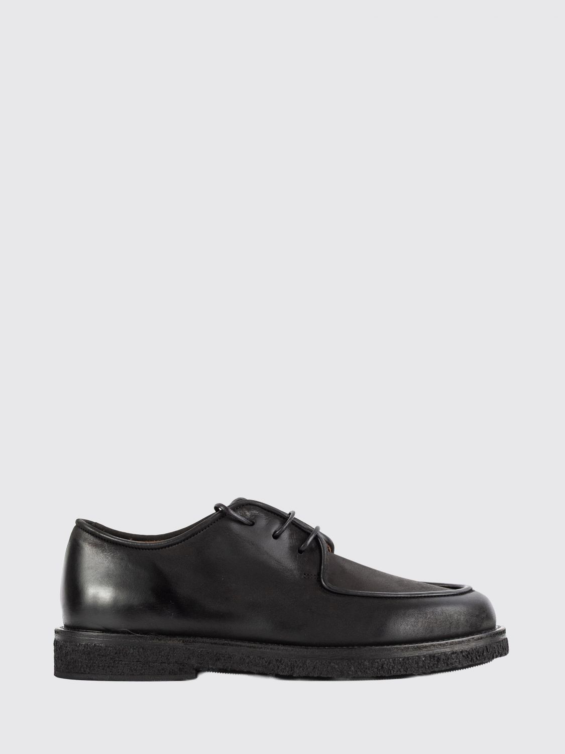 Marsèll Moccar Smooth Calfskin Derby Shoes with Raised Apron