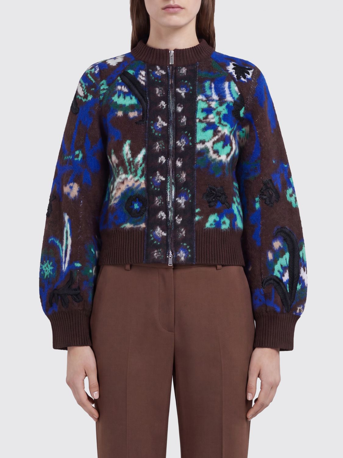 SACAI Dress Woman color Brown