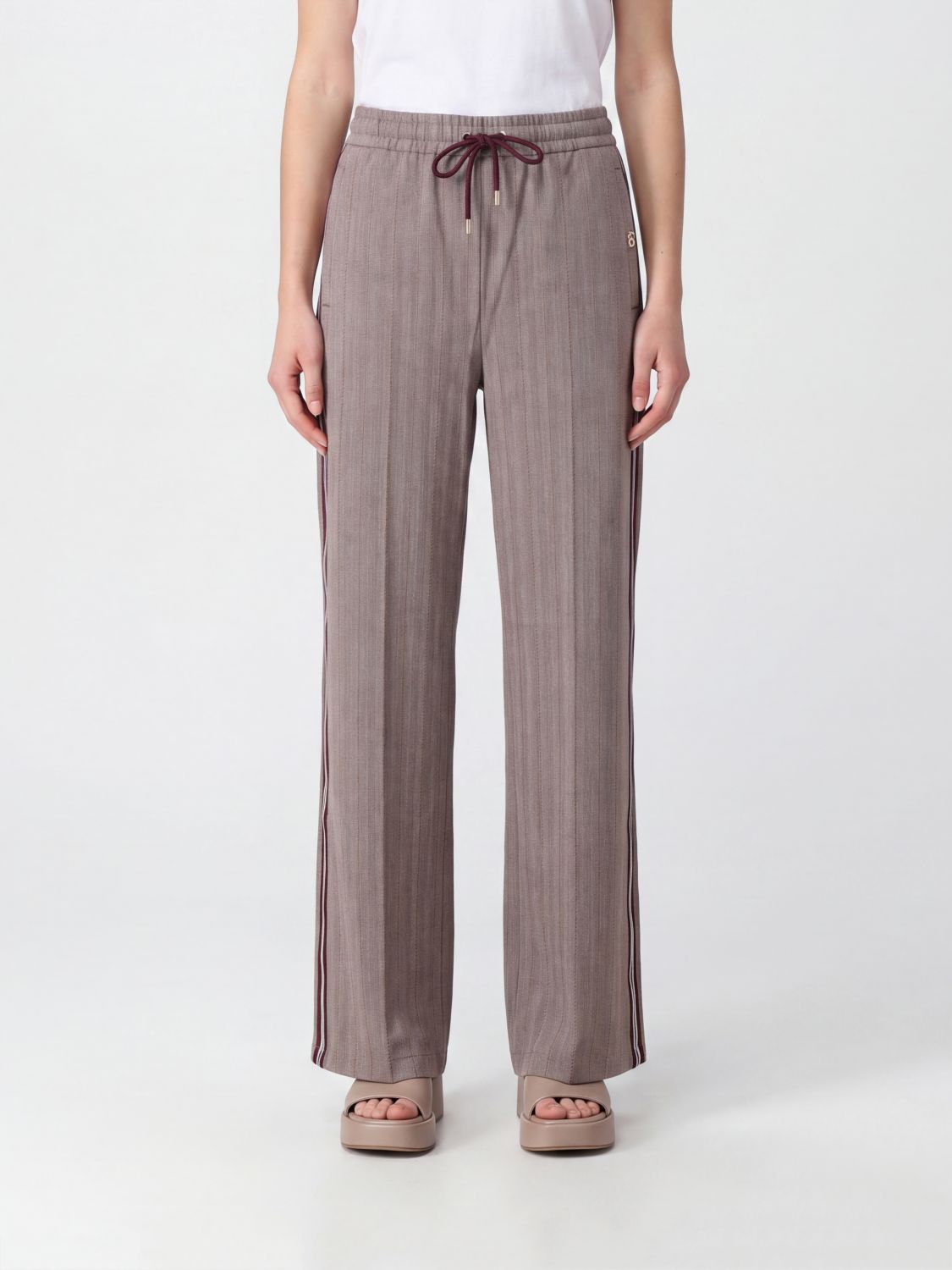 LIU JO Pants Woman color Brown