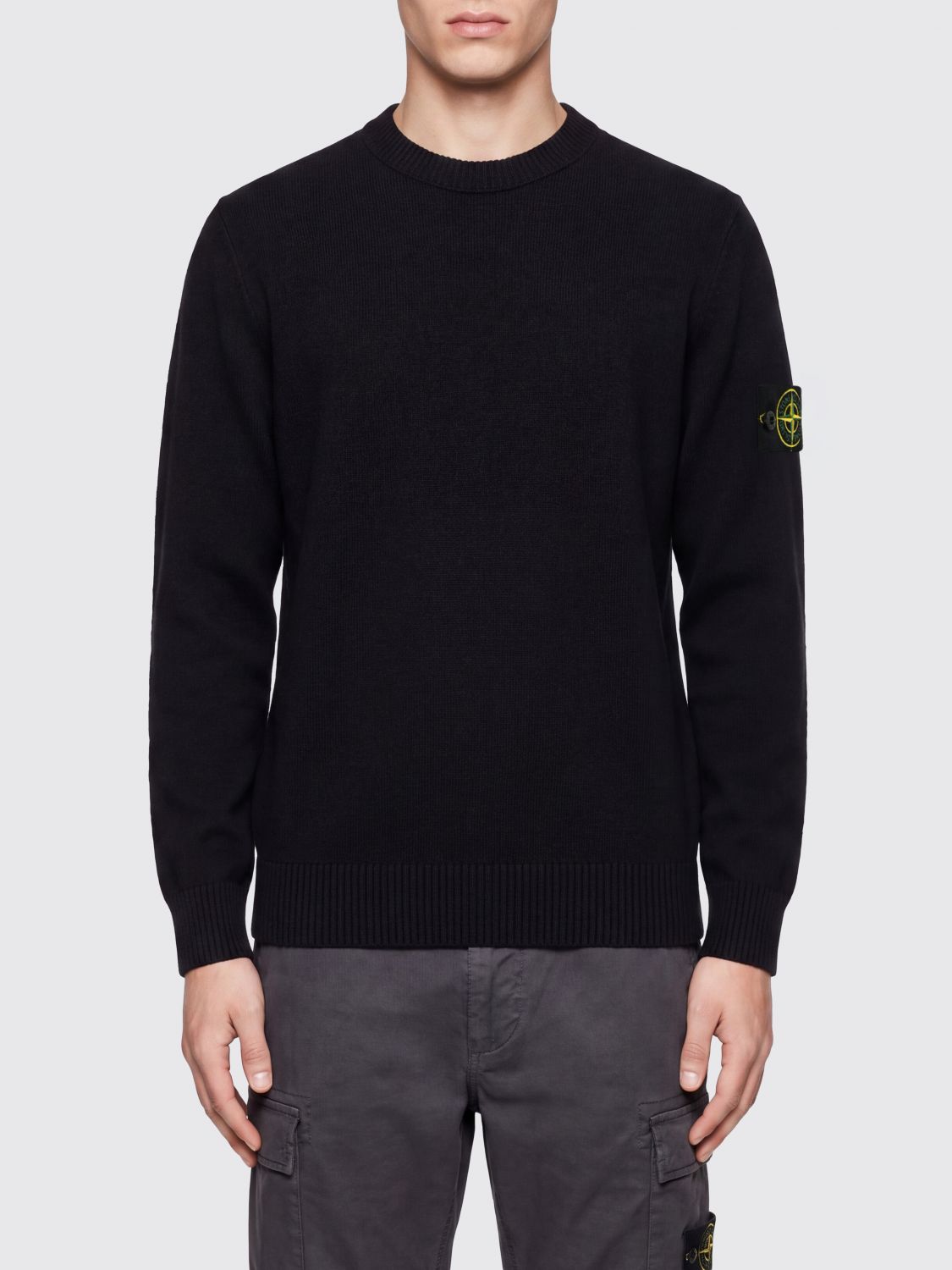 STONE ISLAND Sweatshirt Men color Black