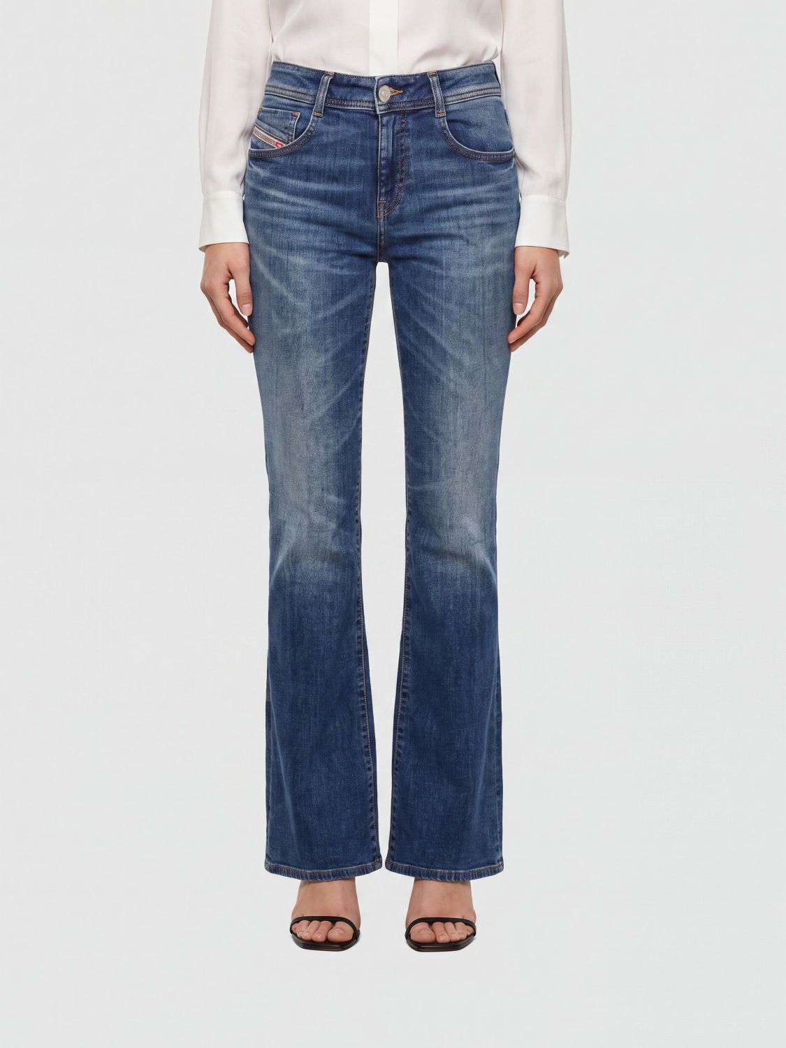 DIESEL Jeans Damen Farbe Blau