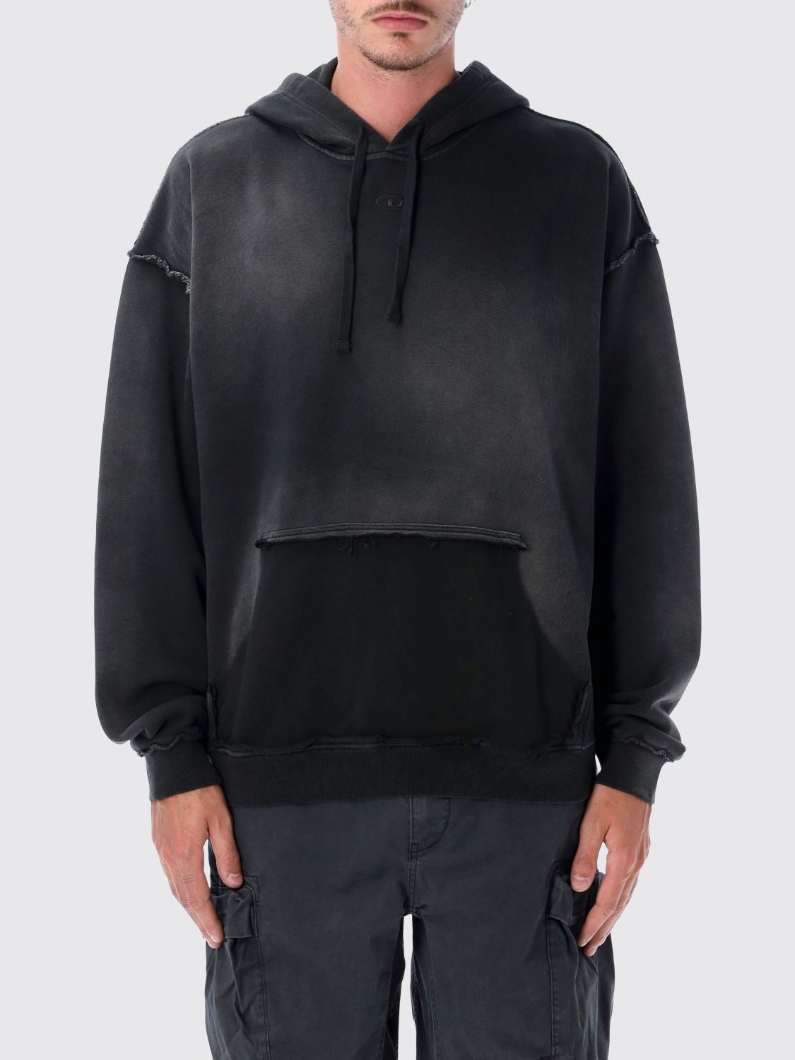 Diesel Sweatshirt Men Color Black In 黑色