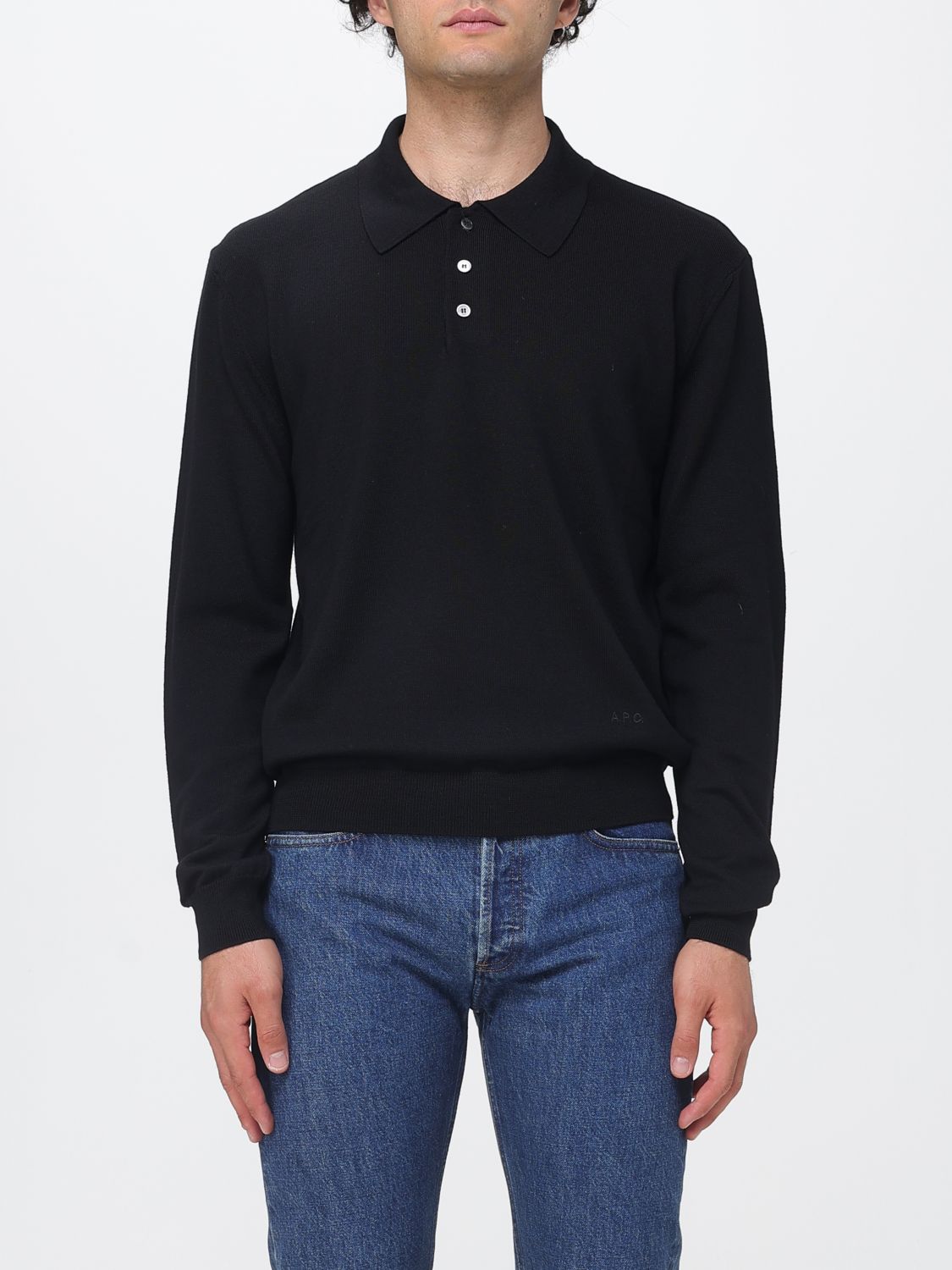 A. P.C. Polo Uomo colore Nero