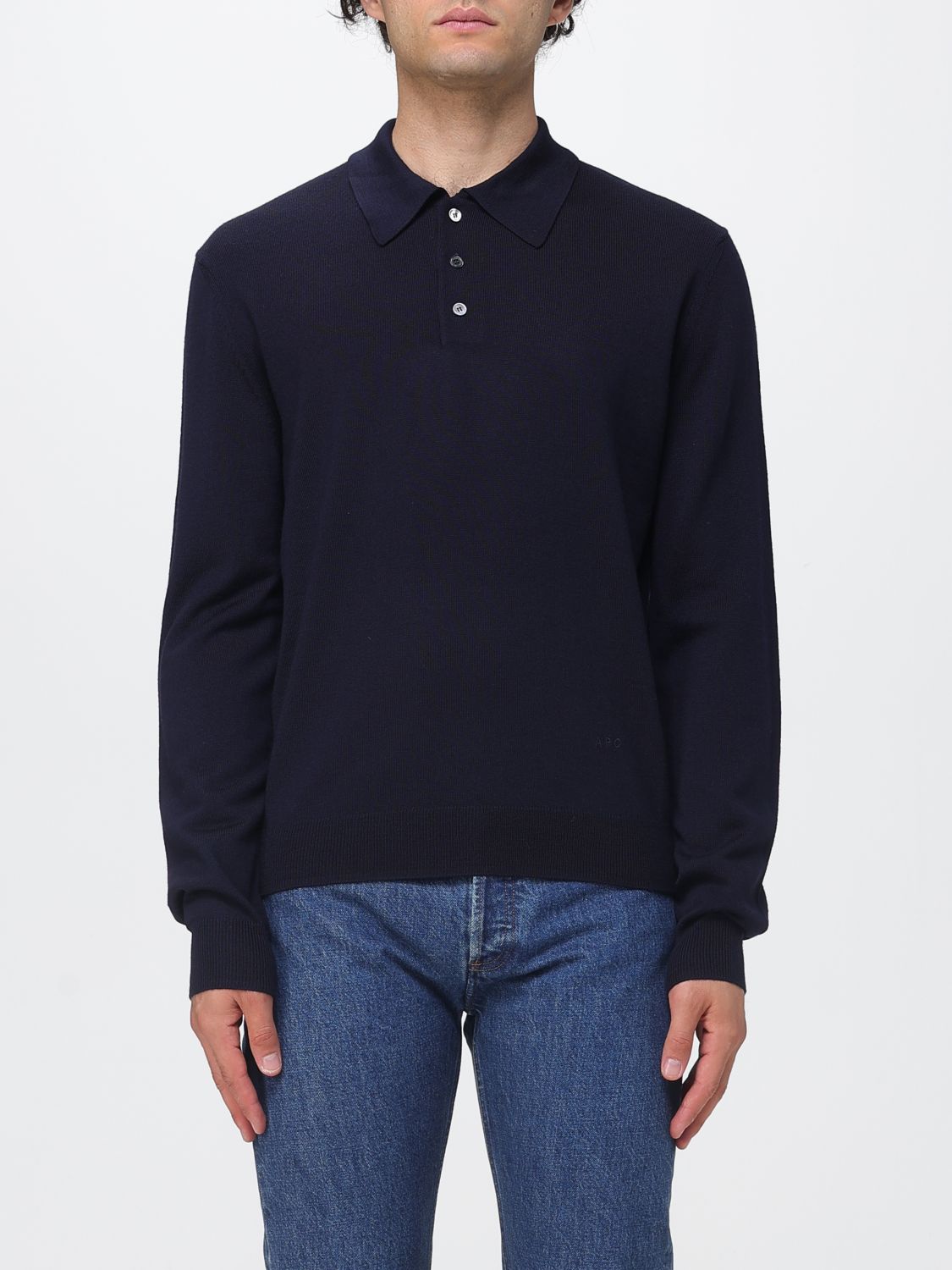 A. P.C. Polo Uomo colore Blue Navy