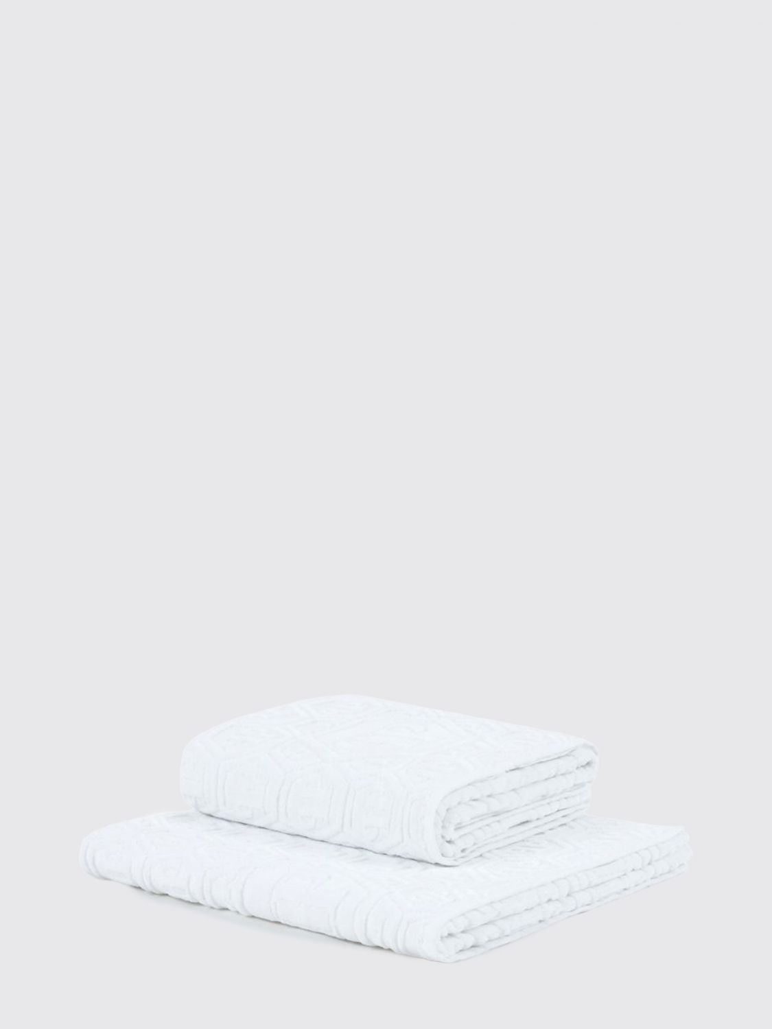 Philipp Plein Bath And Beach Towels Lifestyle In White