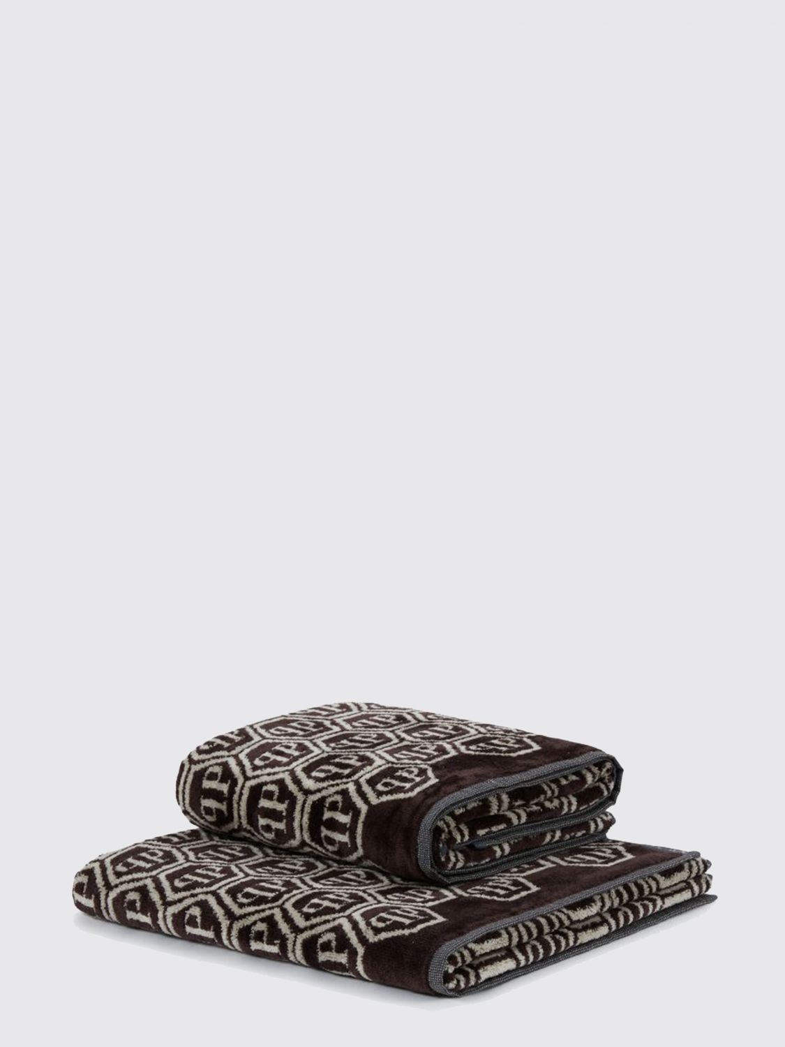Philipp Plein Bath And Beach Towels Lifestyle In Brown