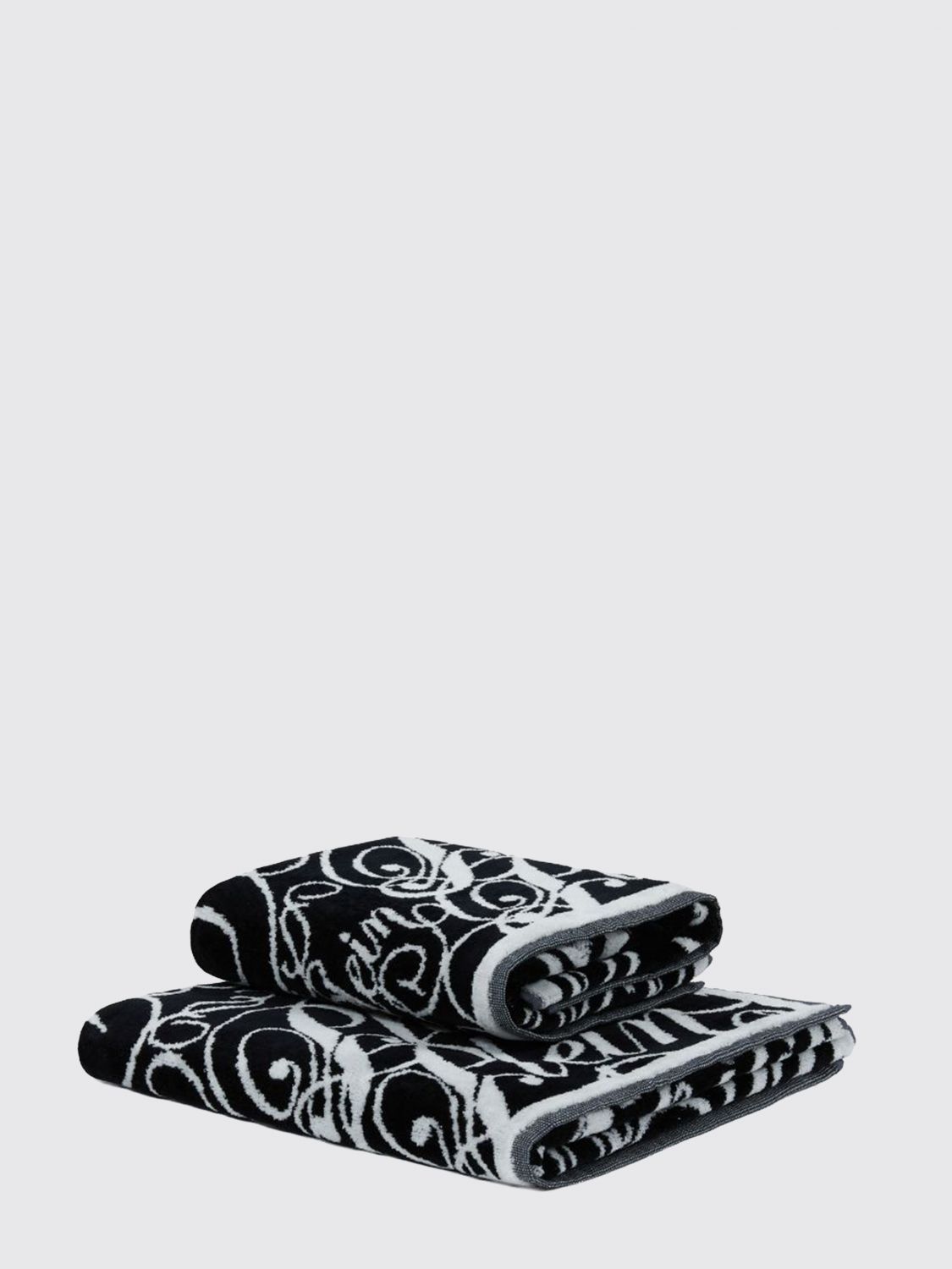 Philipp Plein Bath And Beach Towels Lifestyle In Black