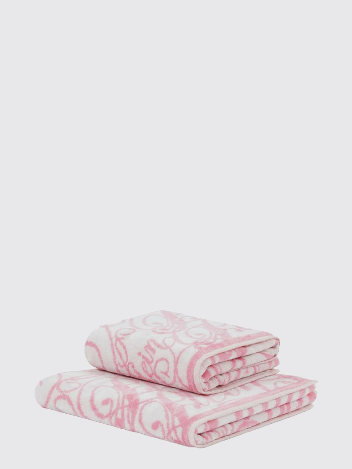 Philipp Plein Bath And Beach Towels Lifestyle In Pink