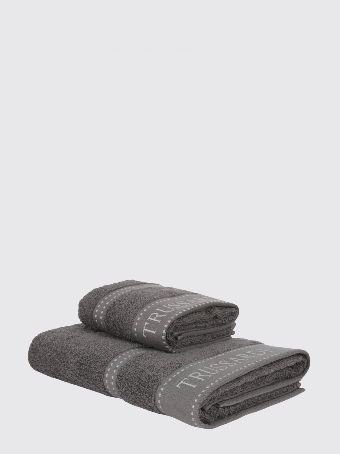 TRUSSARDI Asciugamani E Teli Lifestyle colore Antracite