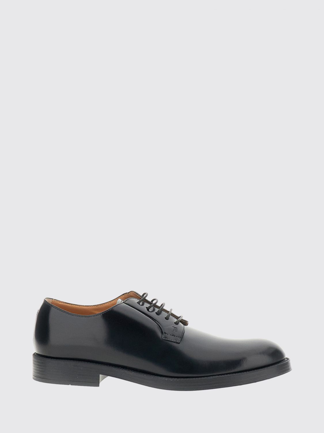 TOD’S T Timeless Smooth Calf Leather Derby Shoes with Round Toe