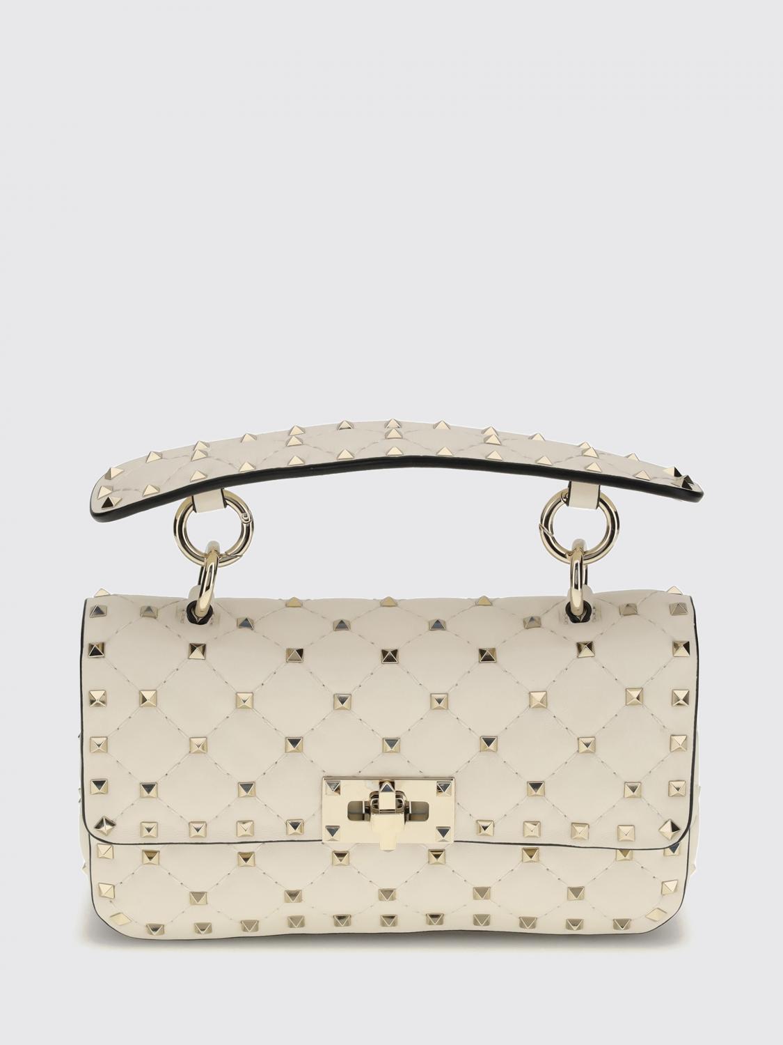 VALENTINO GARAVANI Rockstud Mini-Tasche aus gestepptem Nappaleder mit Nieten