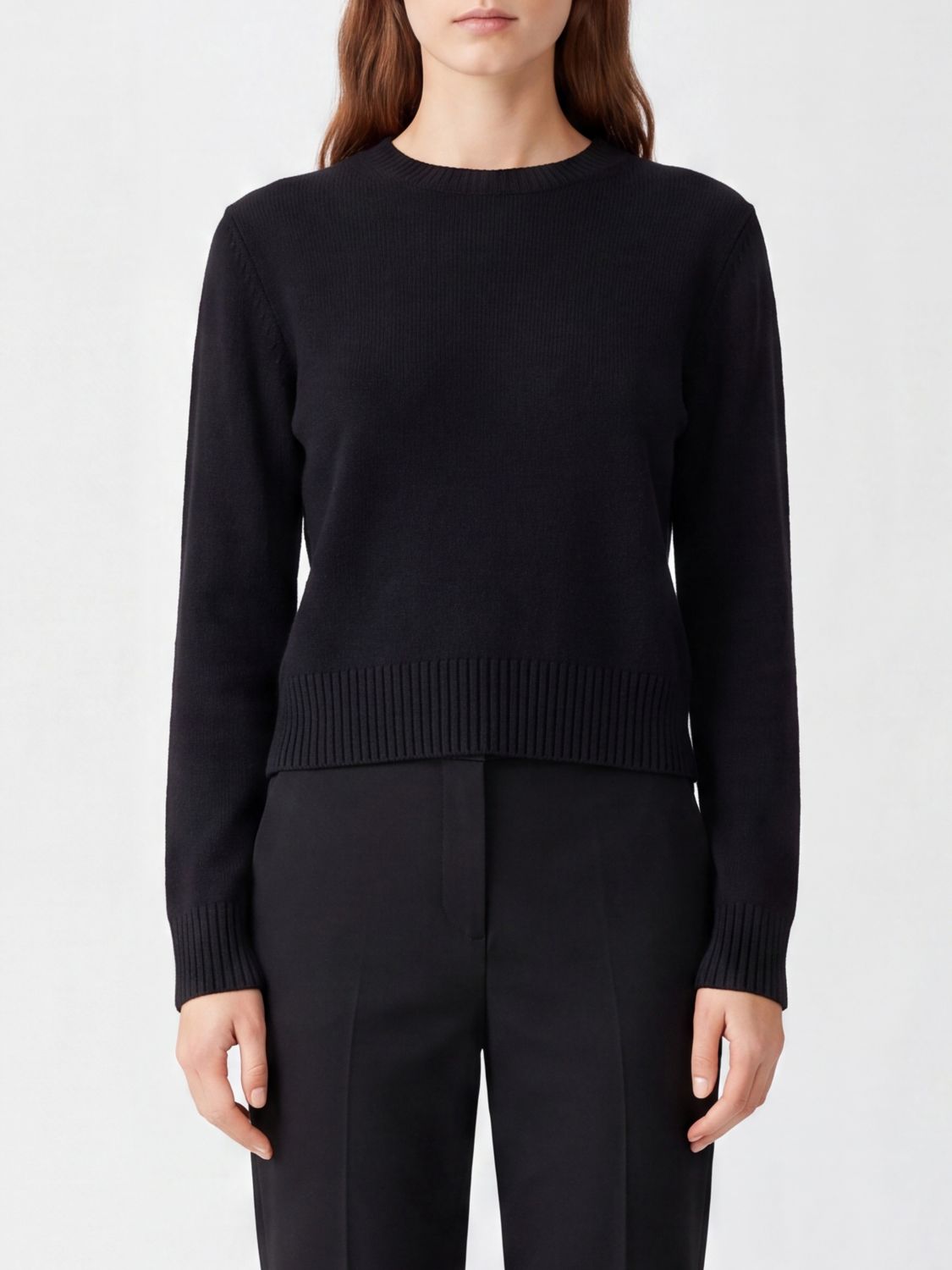 Lisa Yang Long-Sleeved Pure Cashmere Crewneck Jumper