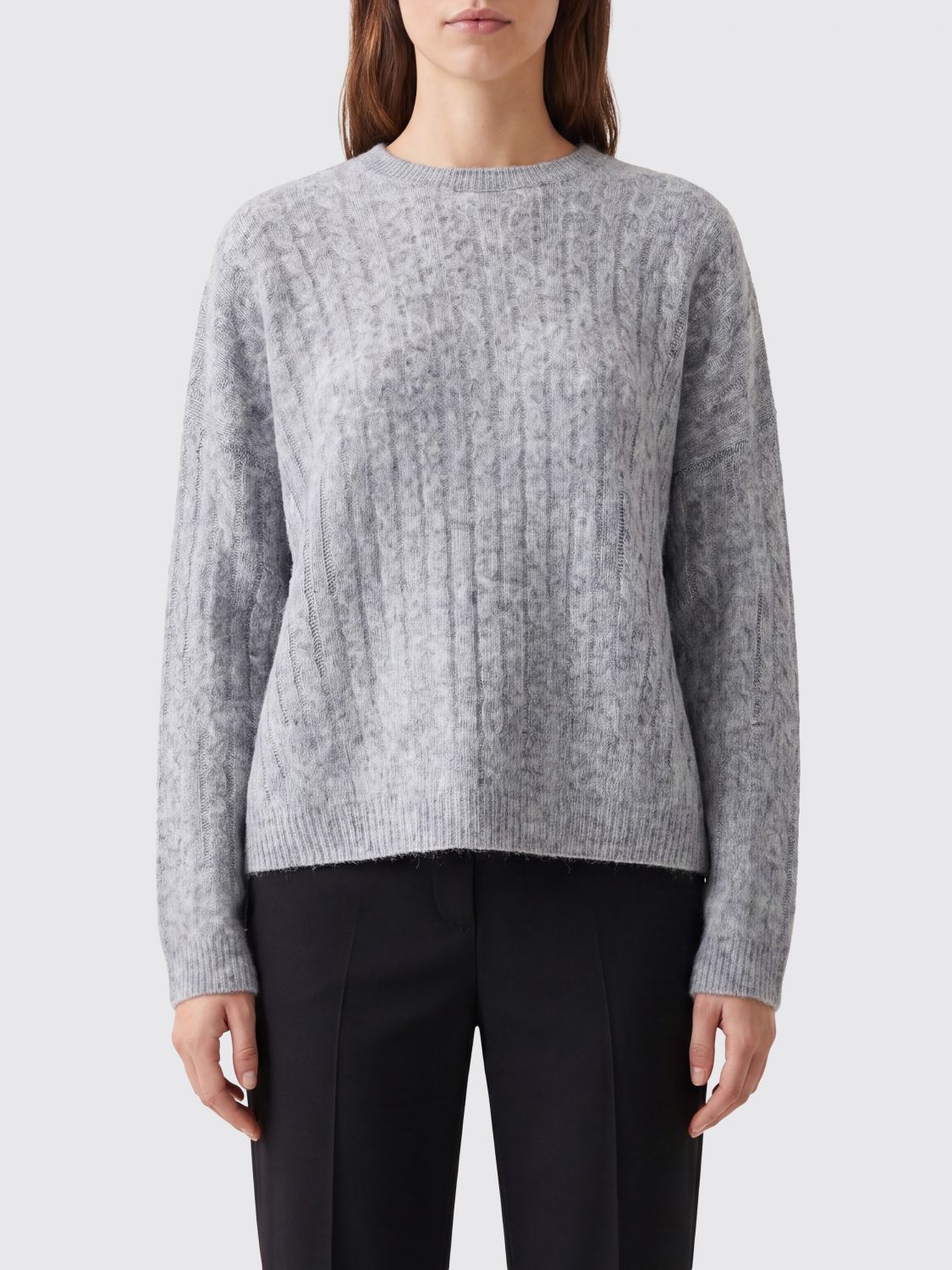 LISA YANG Ribbed Cashmere and Silk Blend Crewneck Jumper