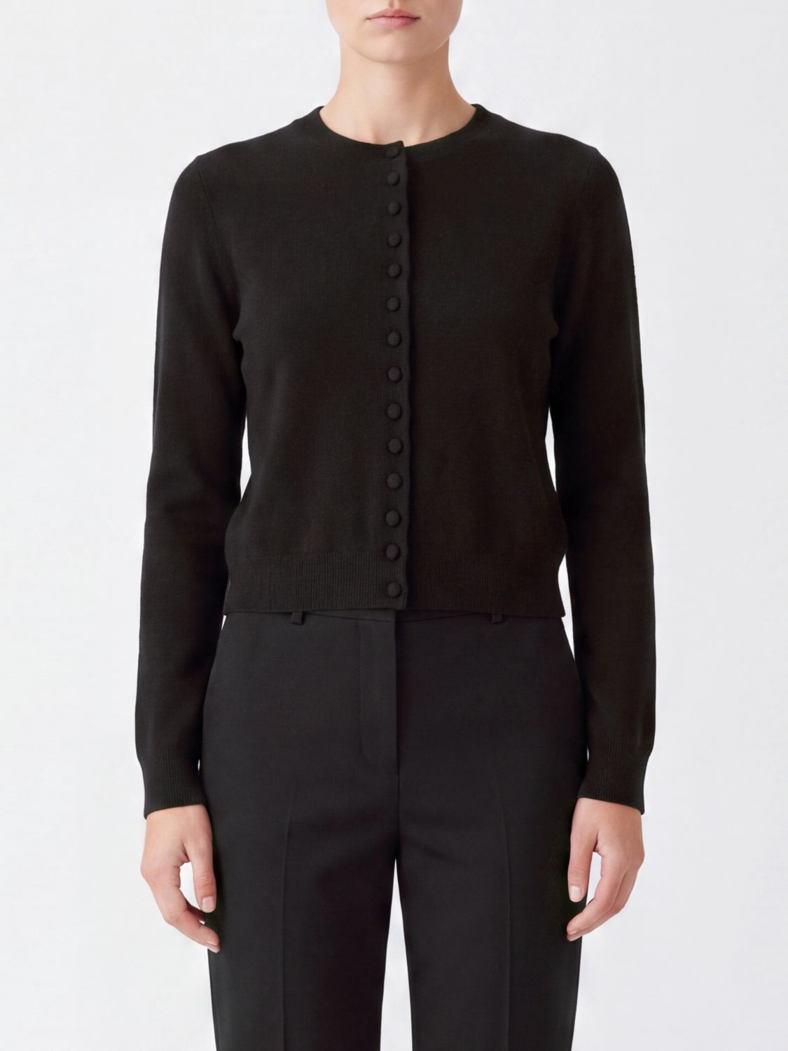 LISA YANG Slim-Fit-Rundhals-Cardigan von aus reinem Kaschmir