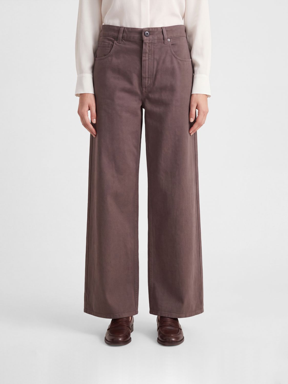 BRUNELLO CUCINELLI Pants Woman color Brown