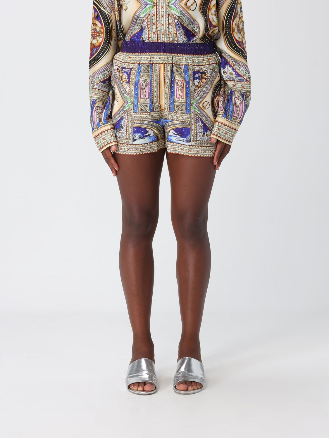 CASABLANCA Shorts Woman color Multicolor
