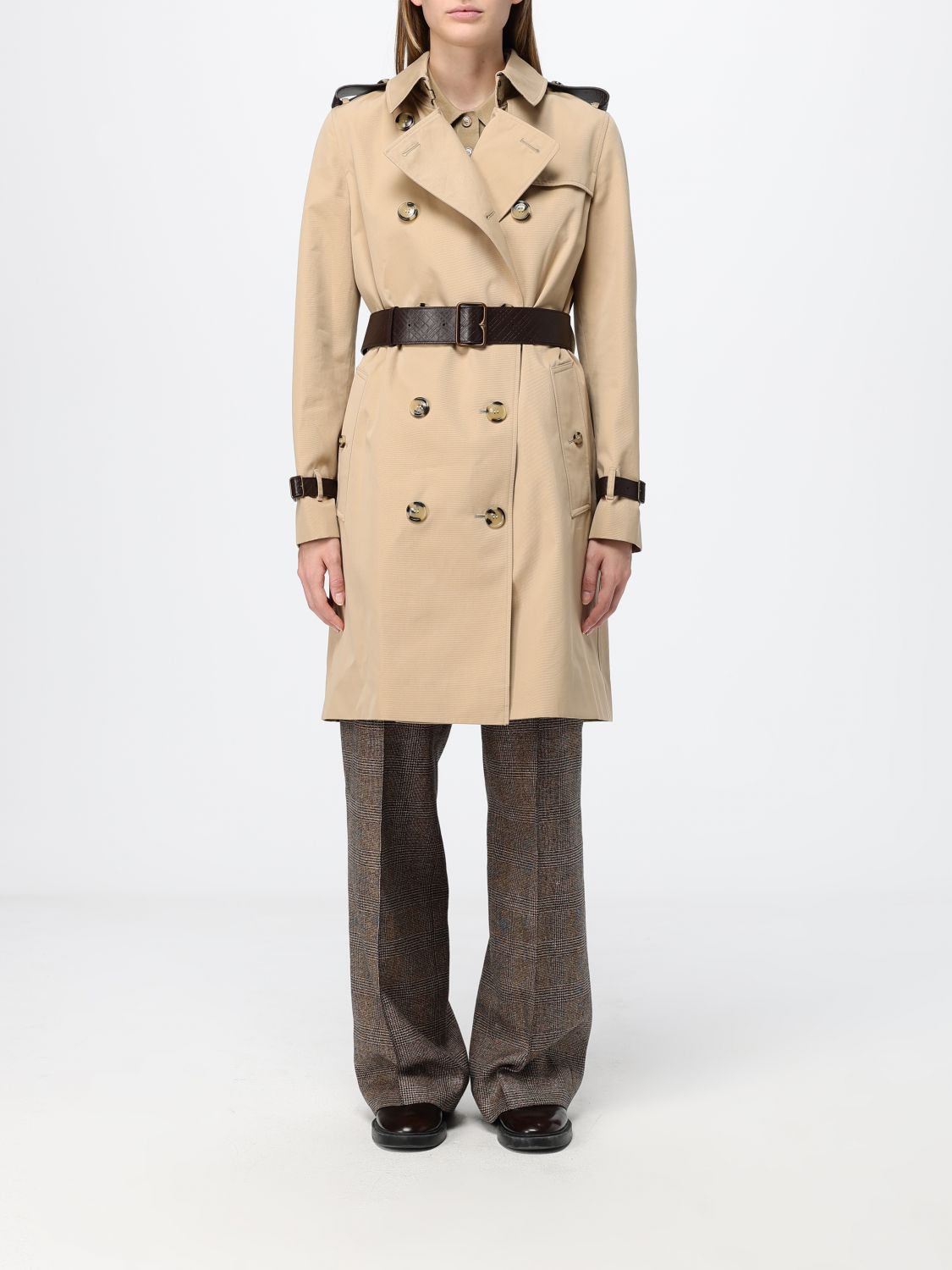 BURBERRY Jacket Woman color Honey