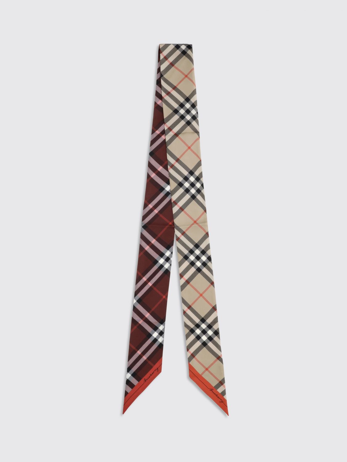 BURBERRY Scarf Woman color Sand