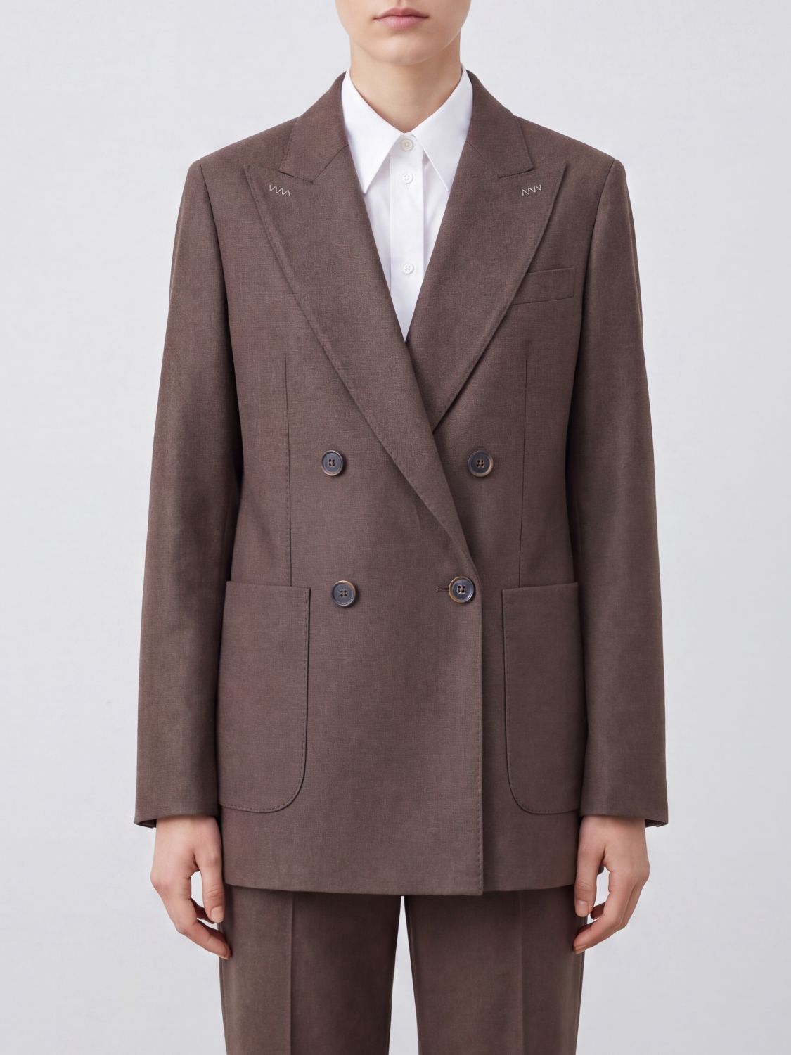 MAX MARA Jacket Woman color Brown