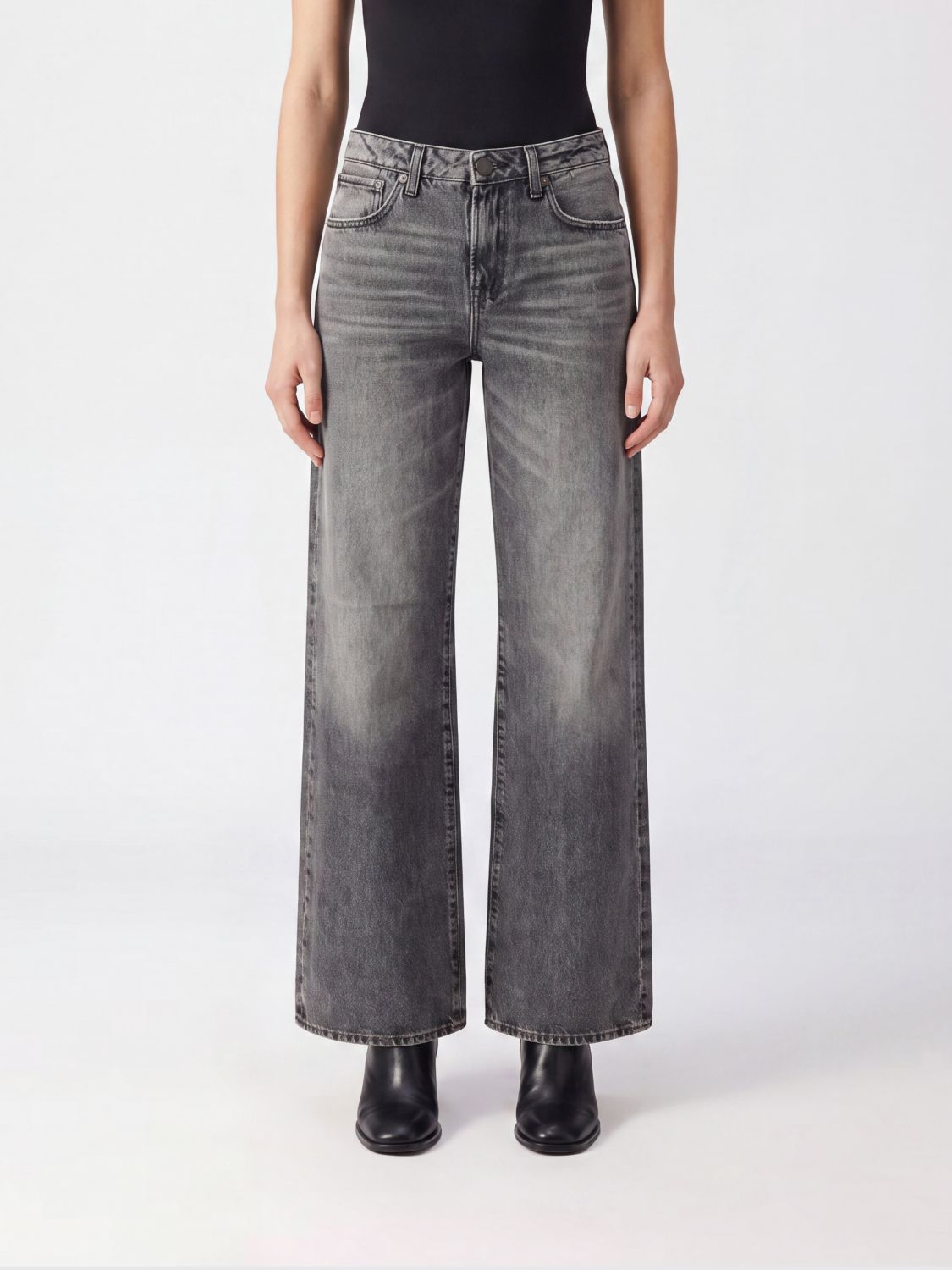 R13 Jeans Donna colore Nero