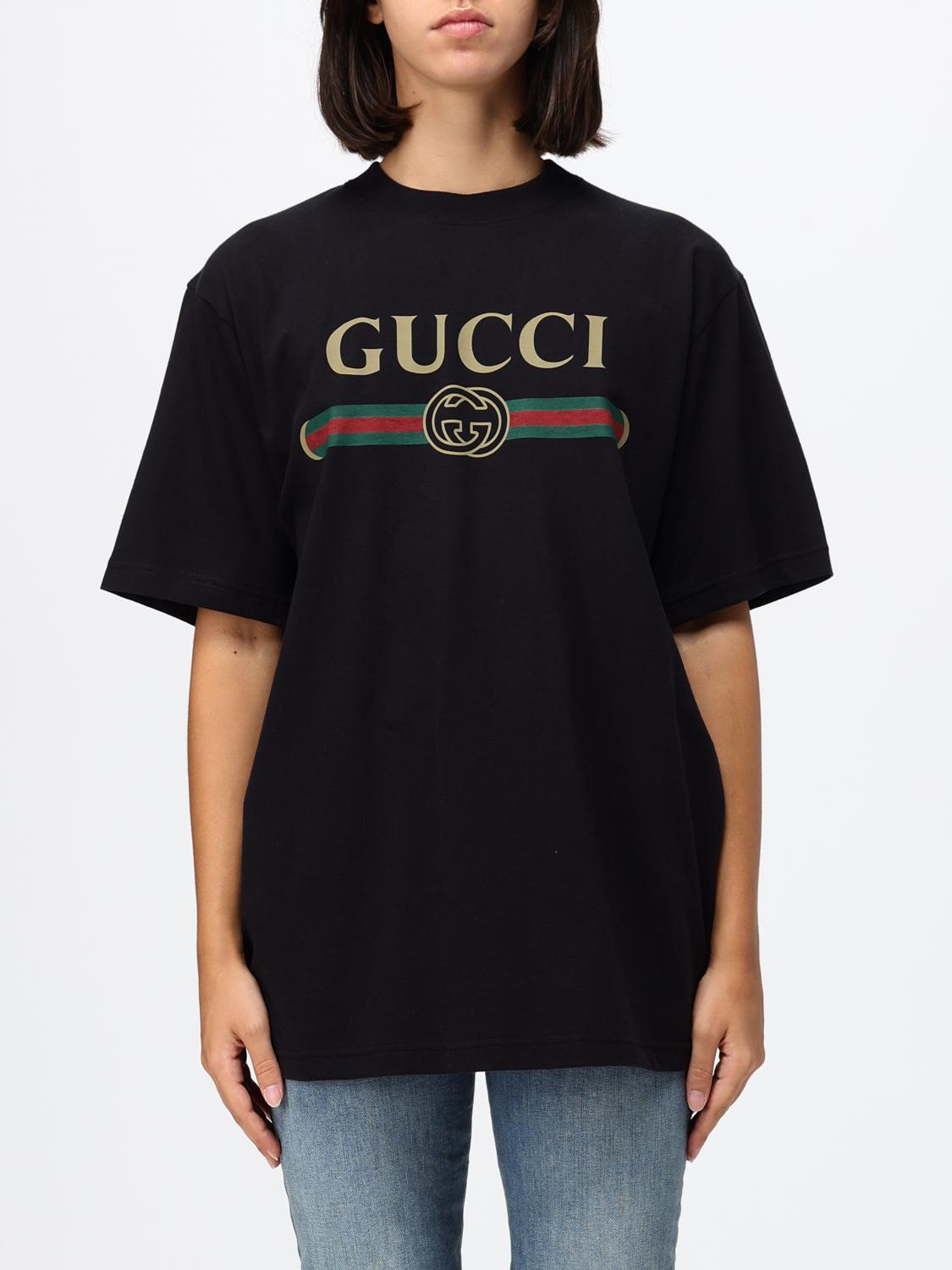 GUCCI T-Shirts Donna colore Nero