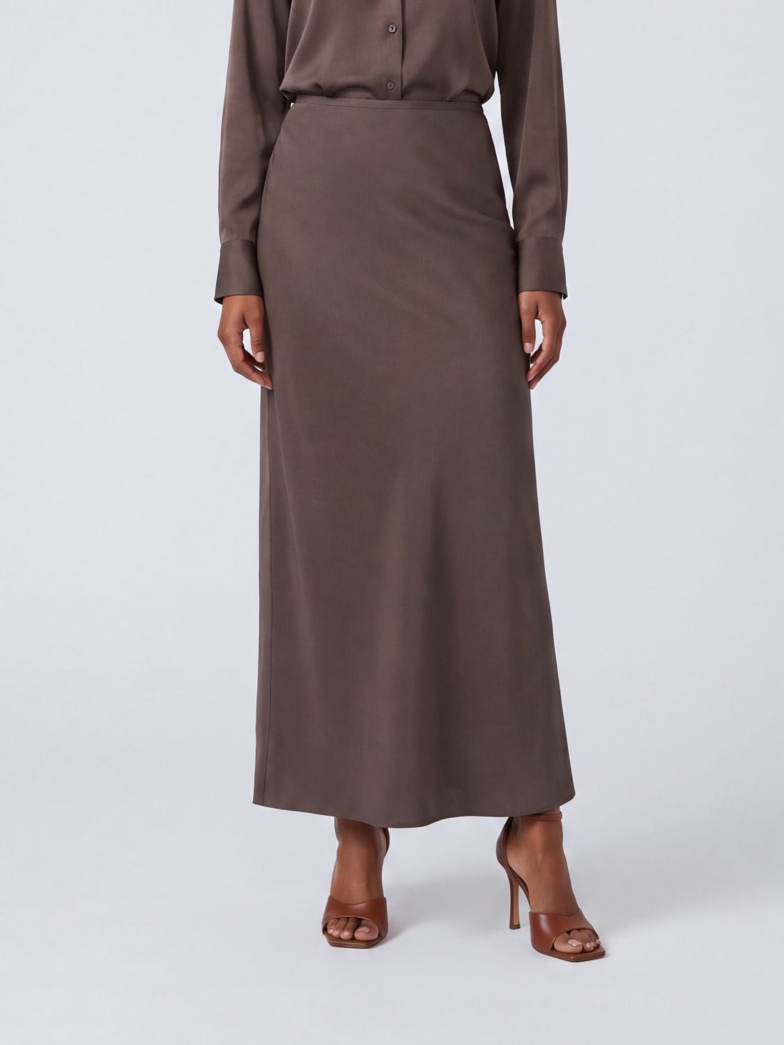 LOULOU DE SAISON Skirt Woman color Brown