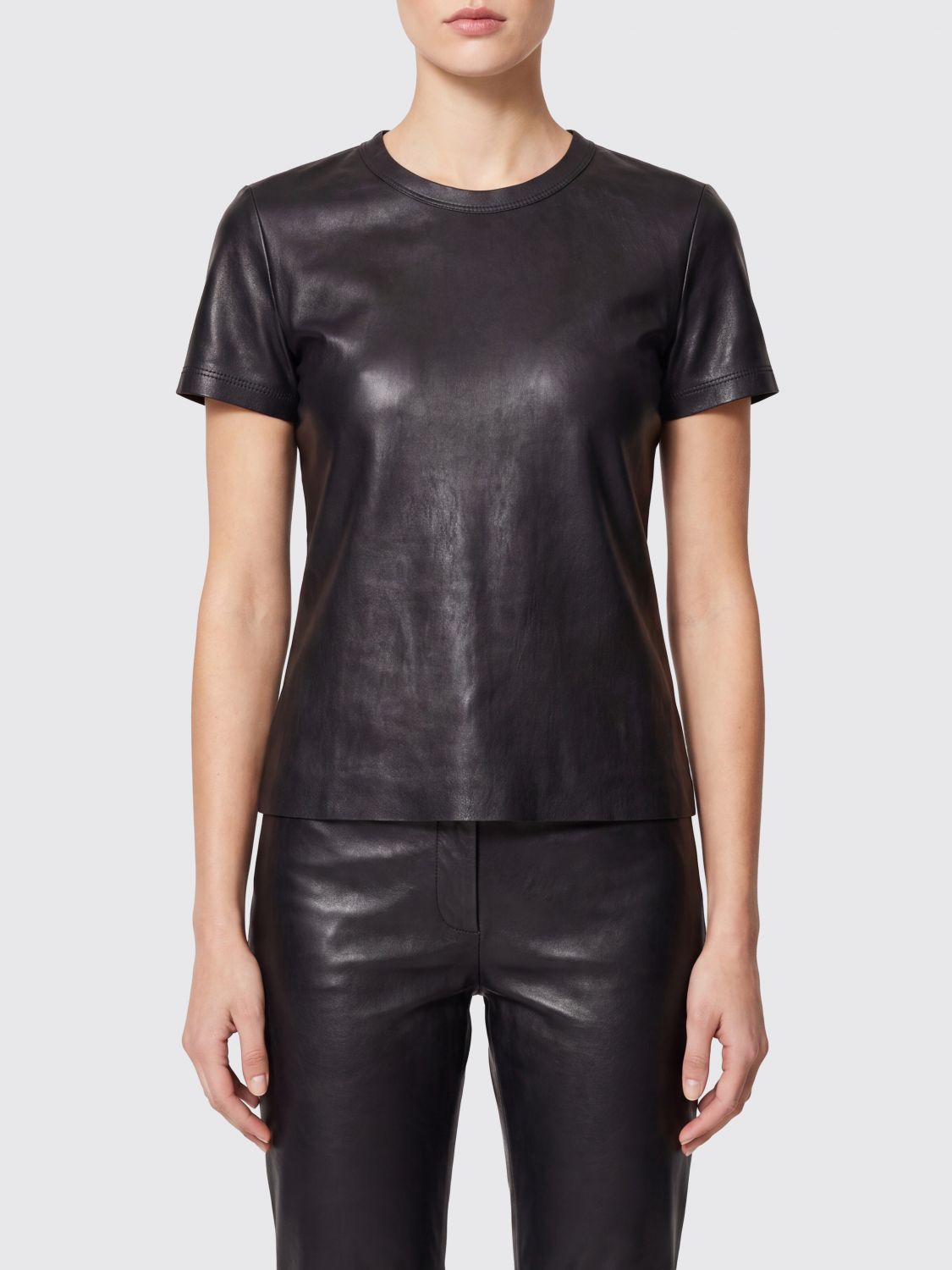 Stouls Top Woman Color Black In Transparent