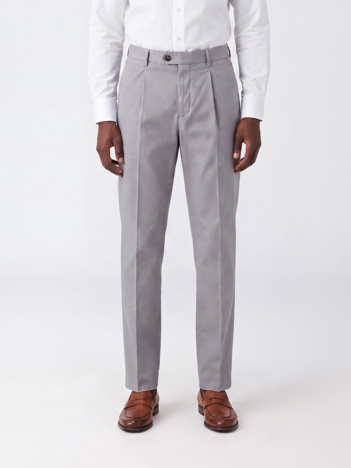 BRUNELLO CUCINELLI Pantaloni sartoriali slim fit in cotone