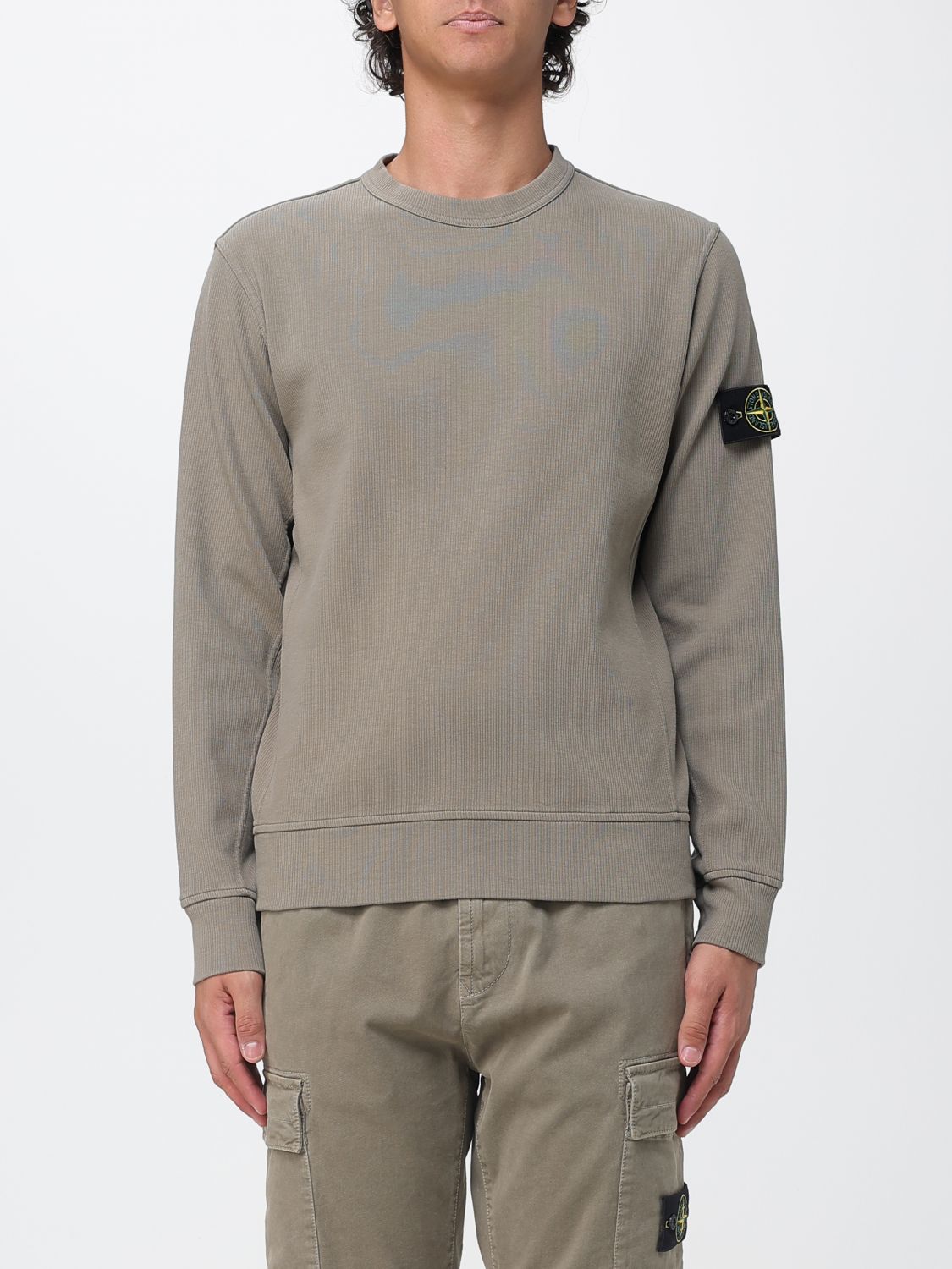 STONE ISLAND Felpa Uomo colore Militare