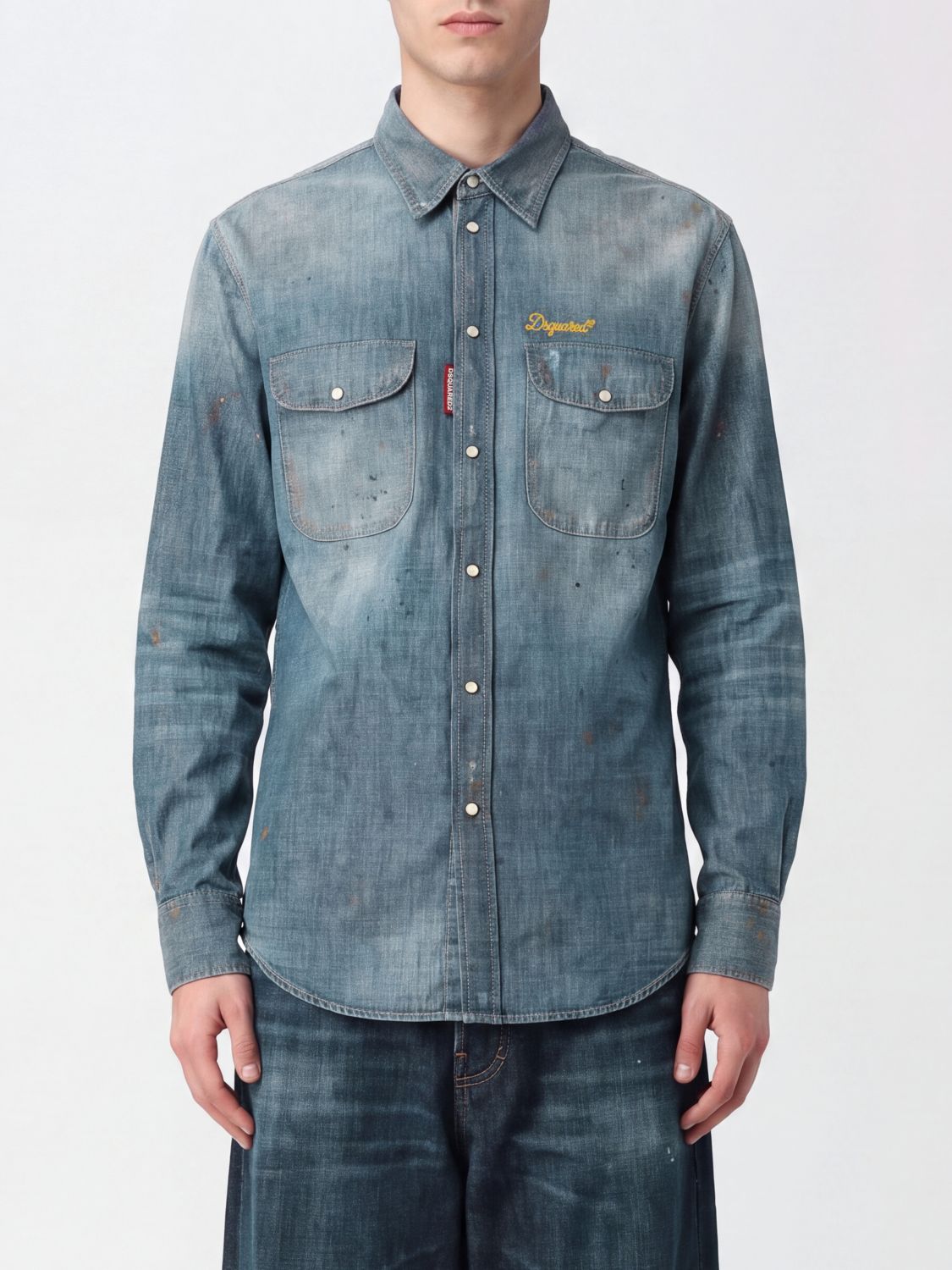 DSQUARED2 Shirt Men color Navy