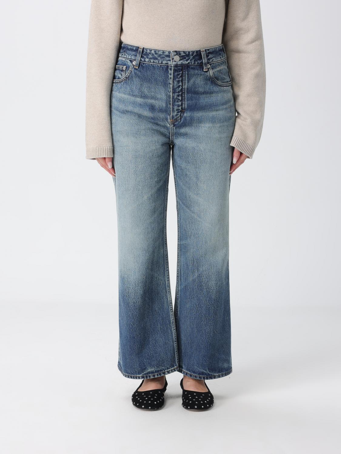 ALAÏA Jeans Woman color Ivory