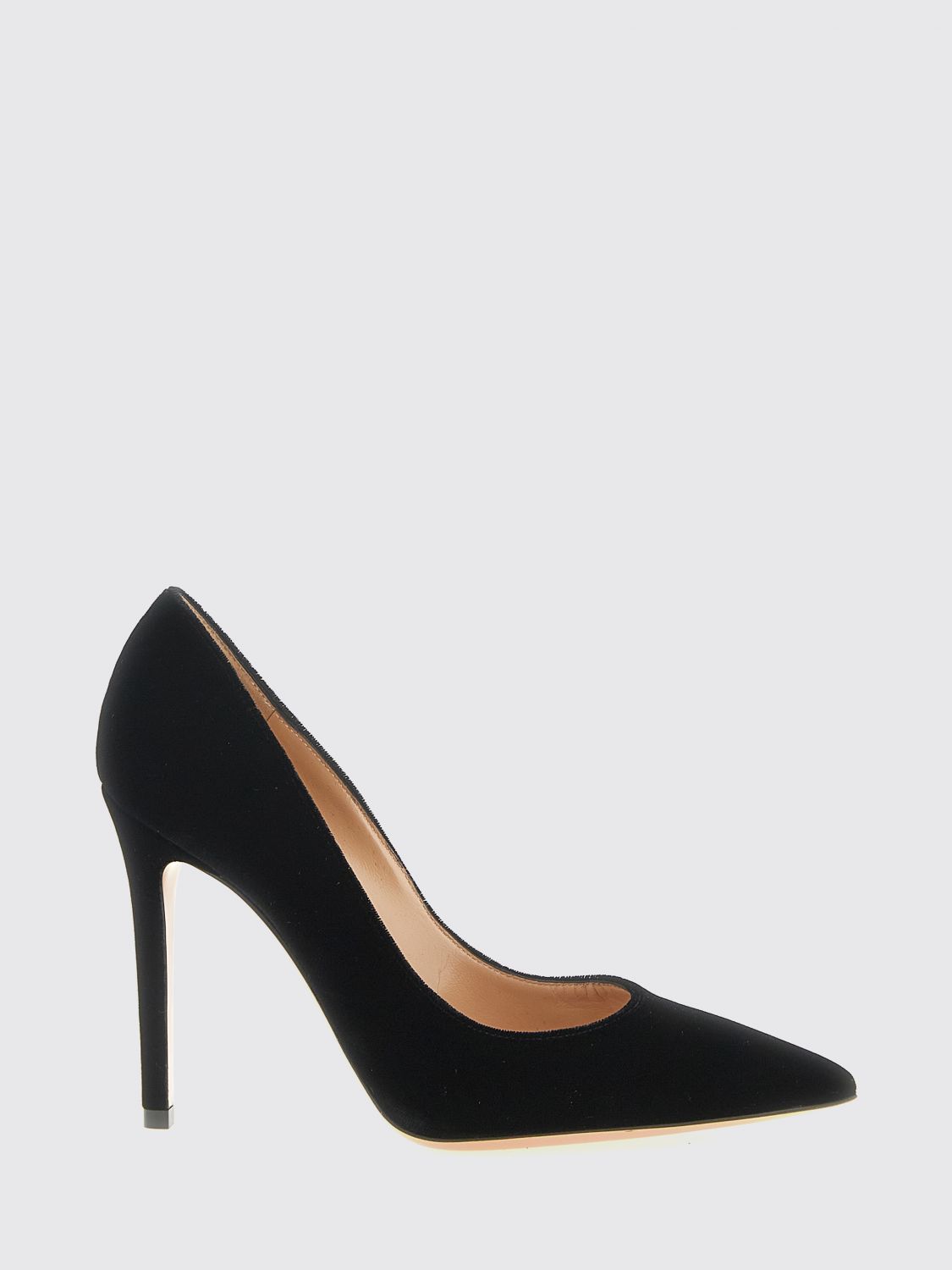 GIANVITO ROSSI Velvet High Stiletto Heel Pumps
