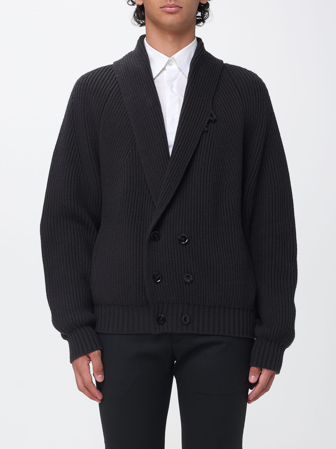 TOM FORD Double-Breasted Wool and Cashmere Cardigan with Shawl Collar