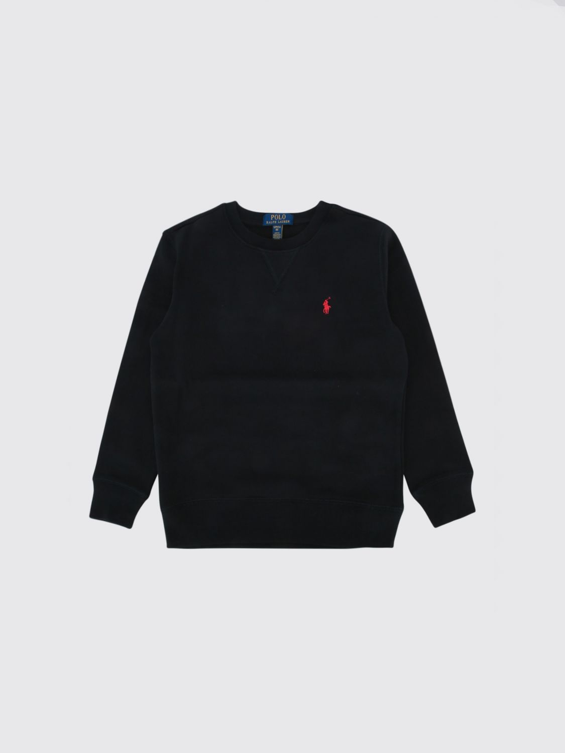 POLO RALPH LAUREN Jungen-Sweatshirt aus Baumwolle mit Rundhalsausschnitt und Pony-Logo