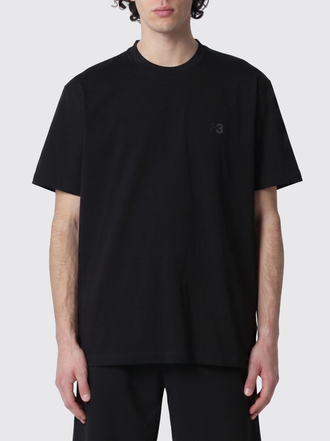 Y-3 Relaxed-Fit T-Shirt aus BCI-Baumwolle mit tonalem Logodruck
