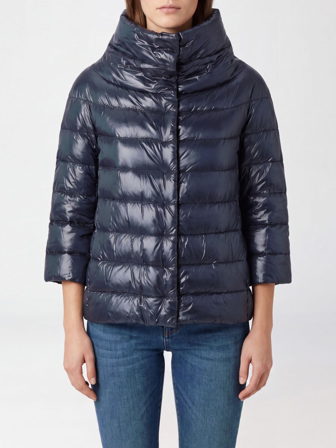 HERNO Jacket Woman color Blue