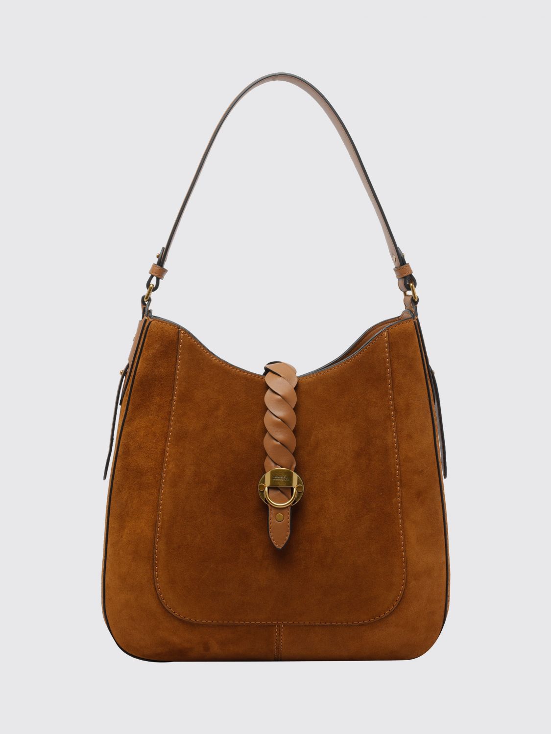 ISABEL MARANT Altay Suede Calf Leather Flared Shoulder Bag