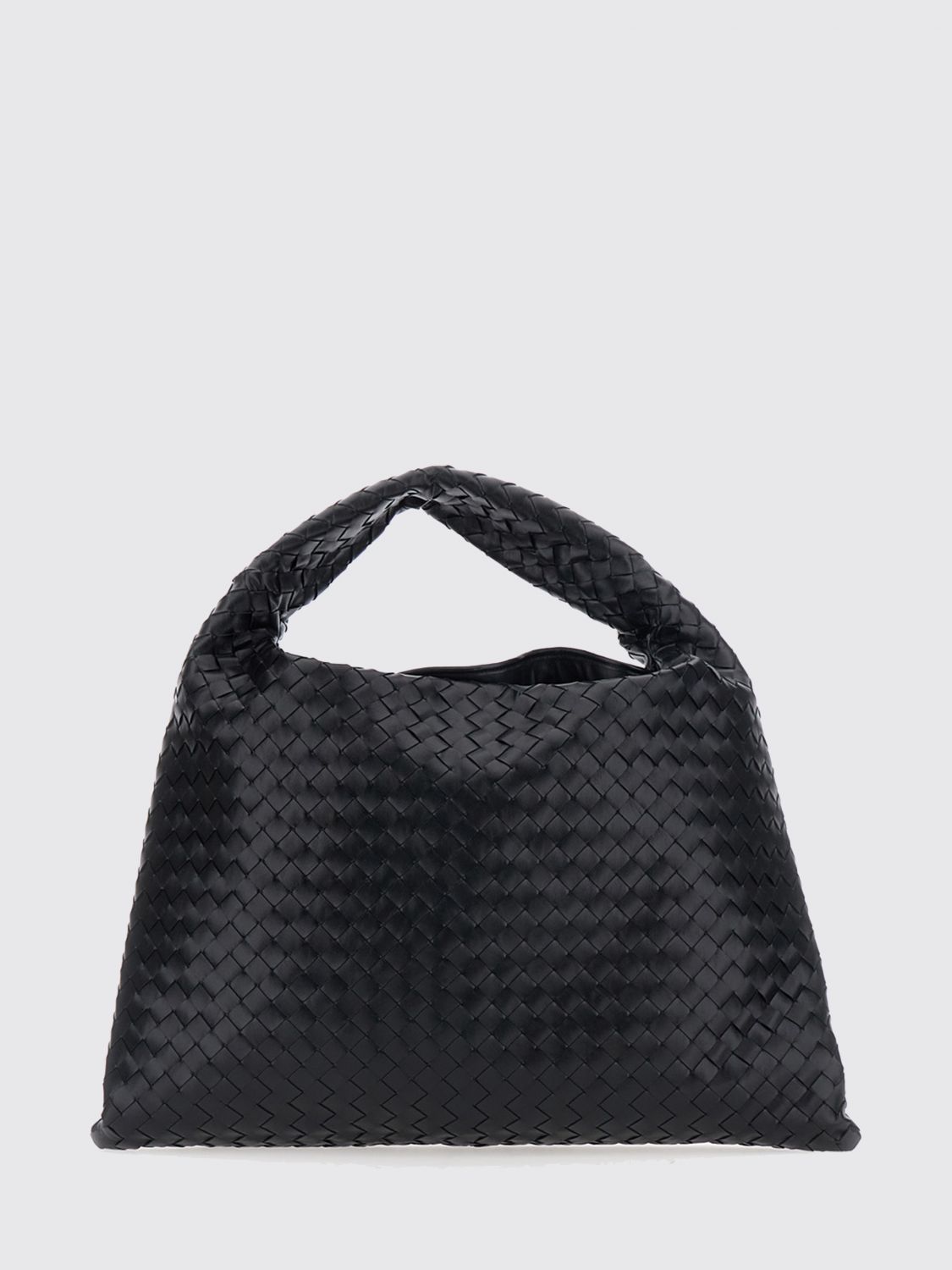 BOTTEGA VENETA Hop Large Intrecciato Leather Shoulder Bag