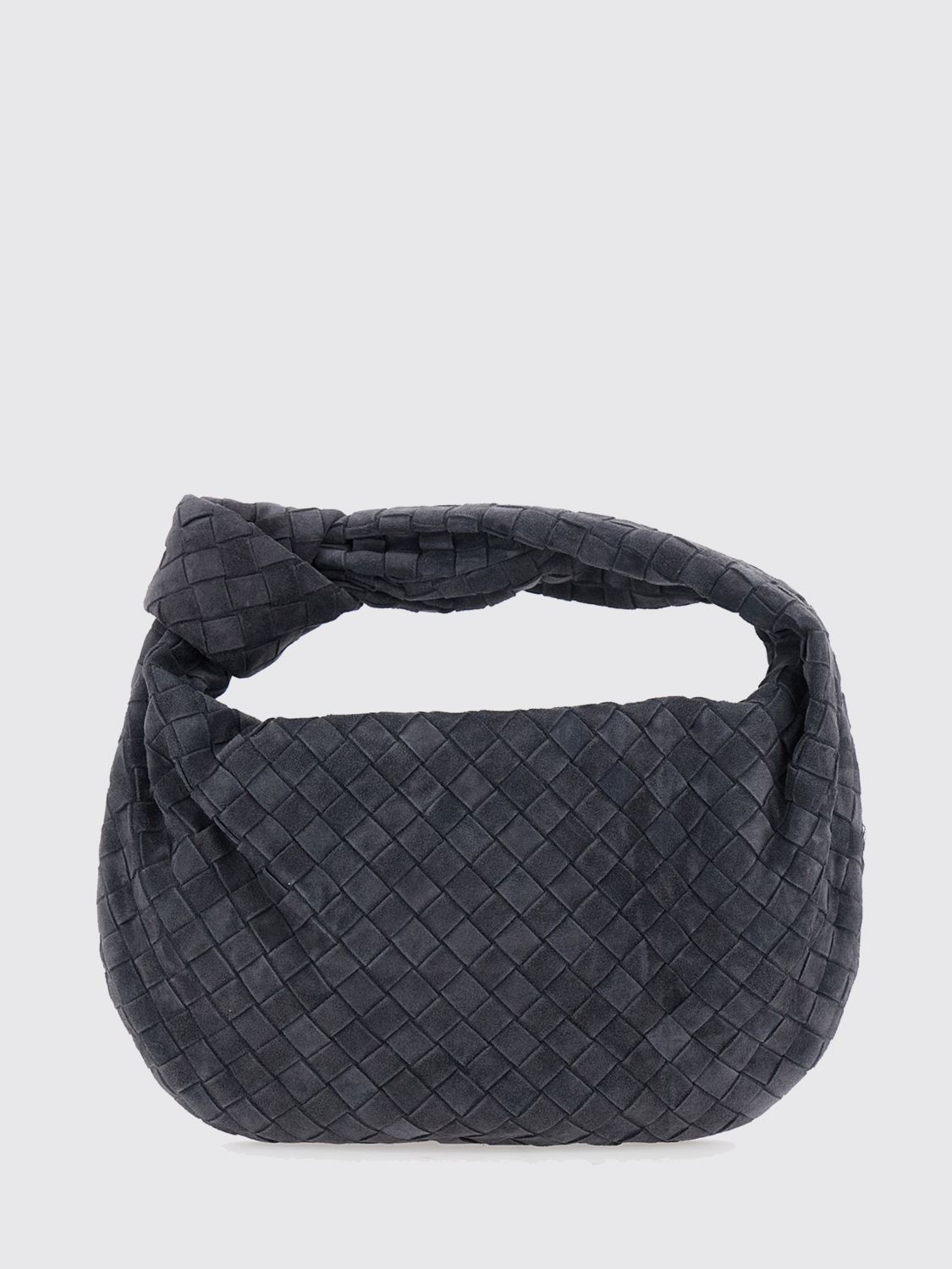 BOTTEGA VENETA Jodie Intrecciato Suede Leather Shoulder Bag