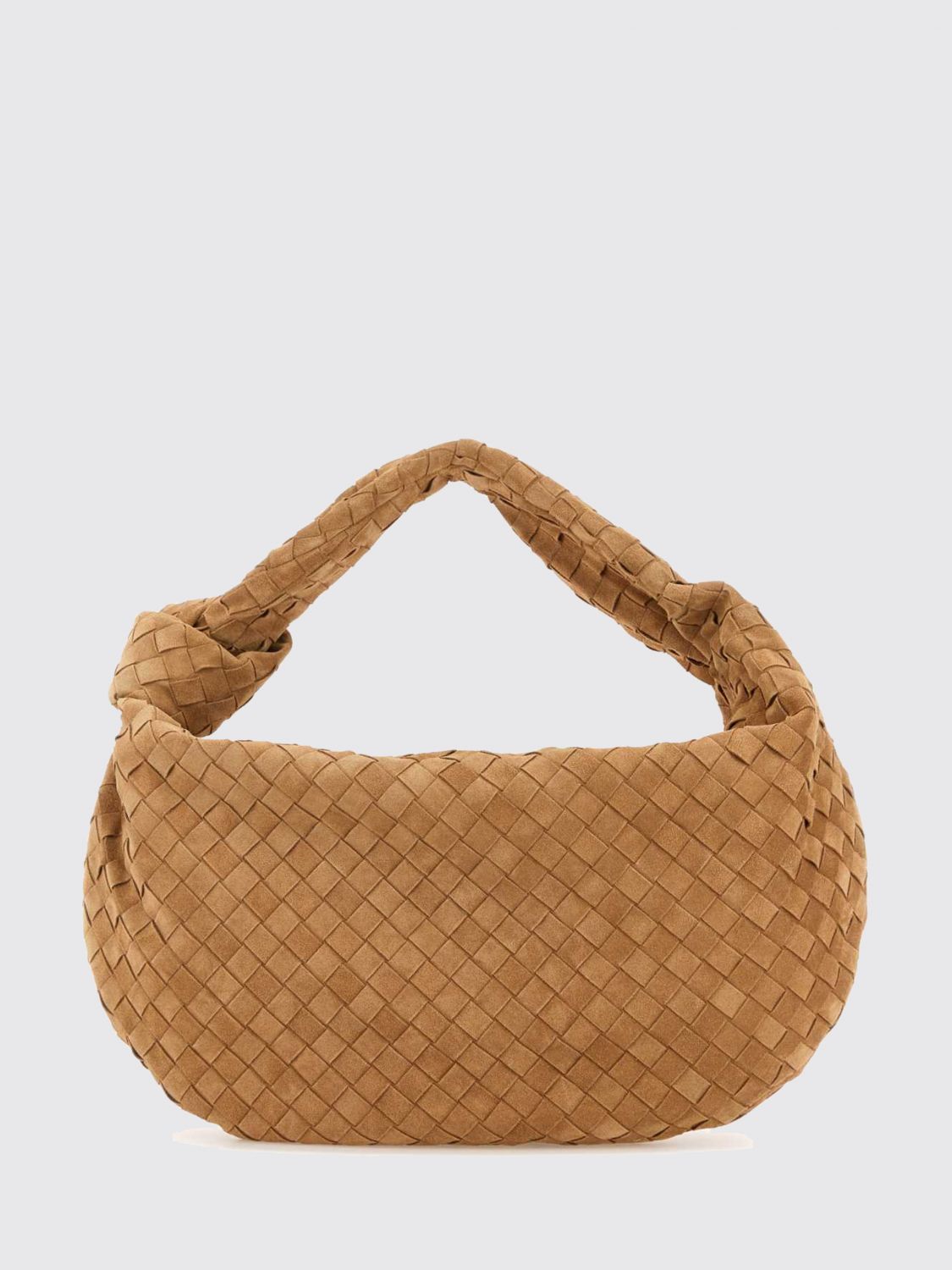 BOTTEGA VENETA Jodie Intrecciato Calf Leather Shoulder Bag with Knot