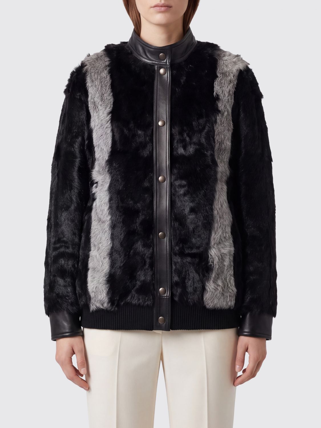 VALENTINO GARAVANI Coat Woman color Black