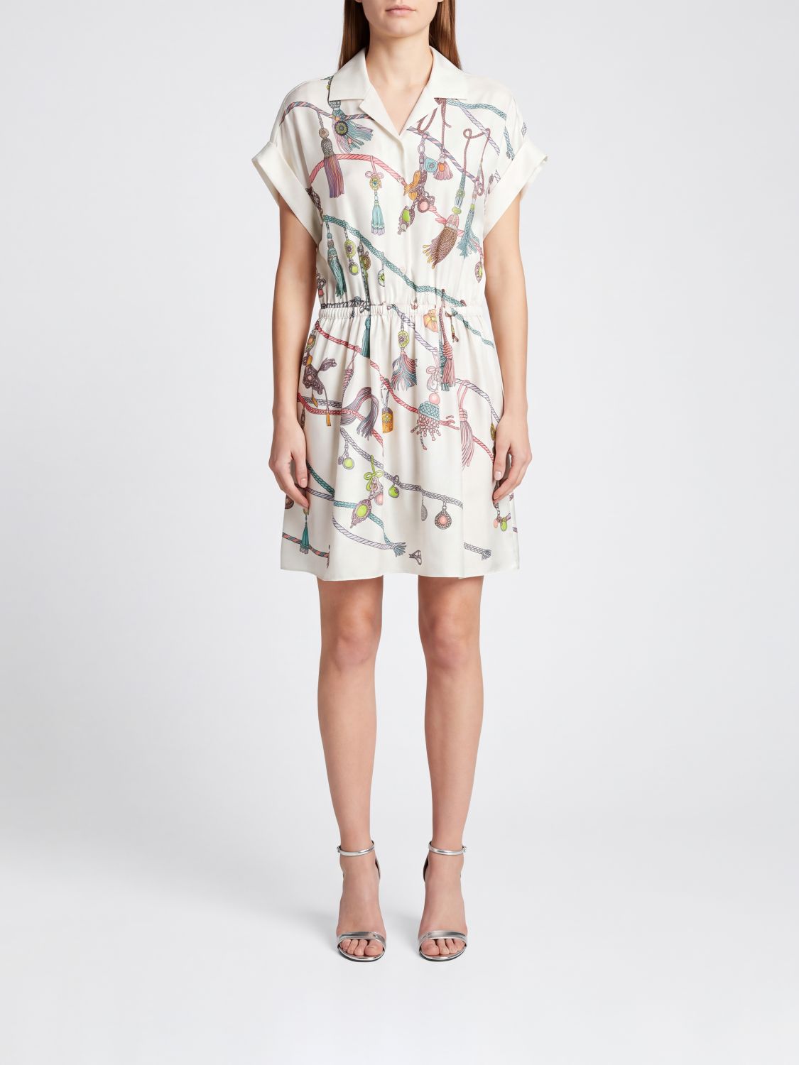 VERSACE Dress Woman color Ivory