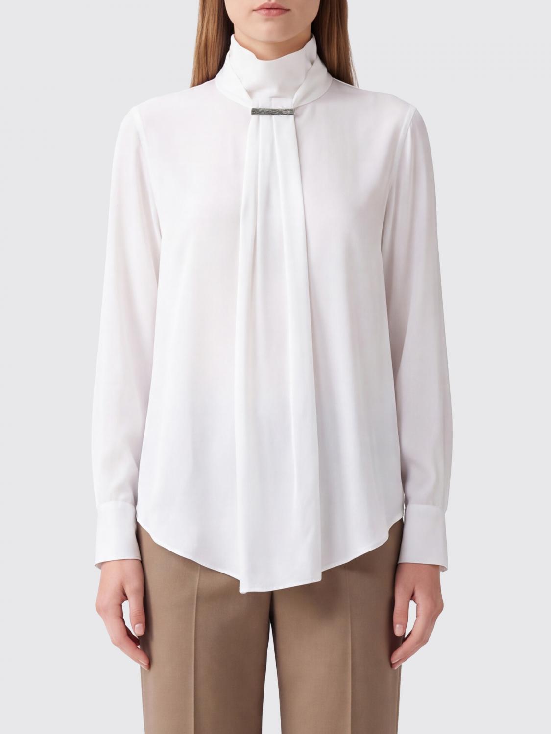 BRUNELLO CUCINELLI Shirt Woman color White