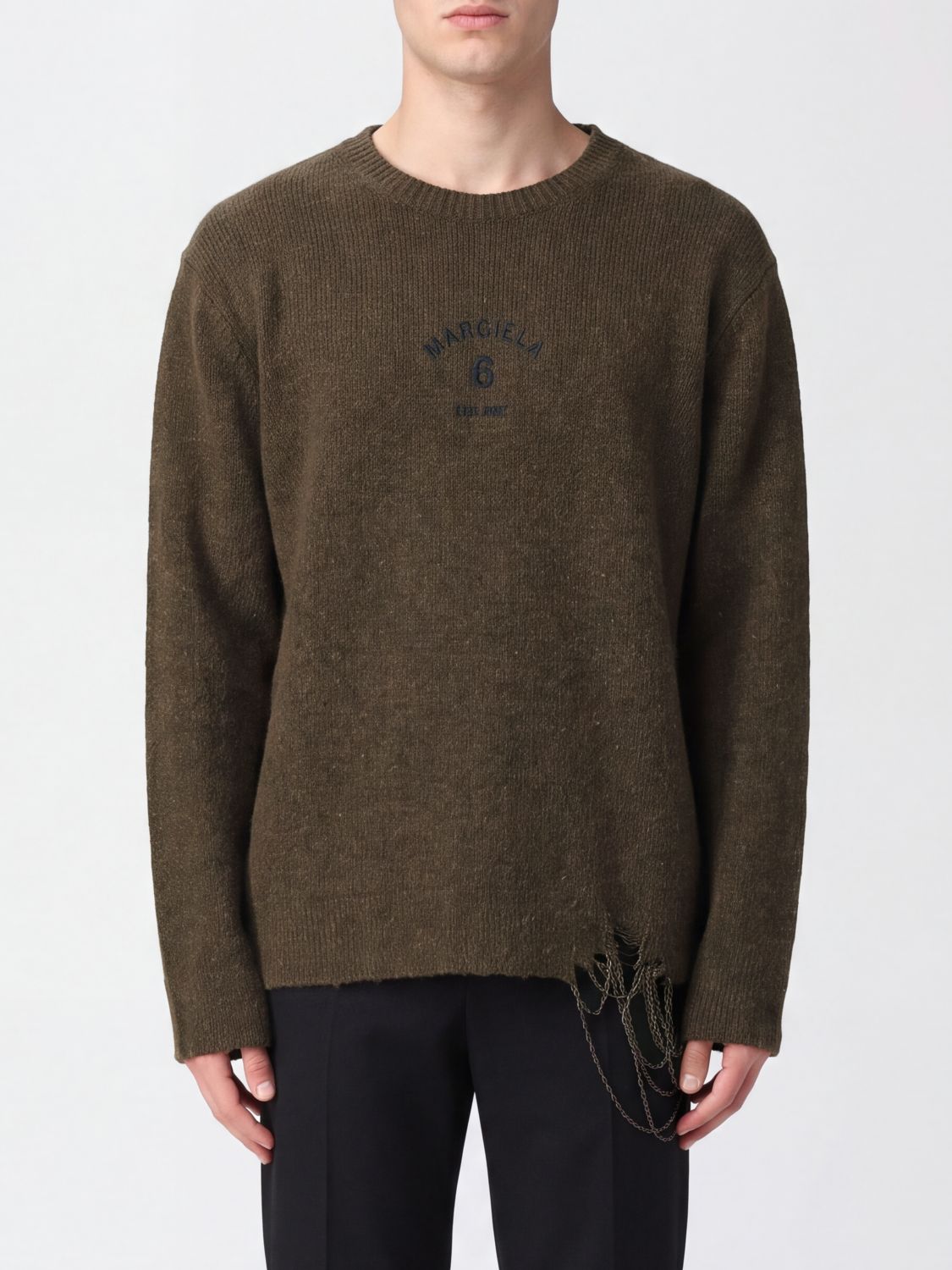 MM6 MAISON MARGIELA Maglia Uomo colore Kaki